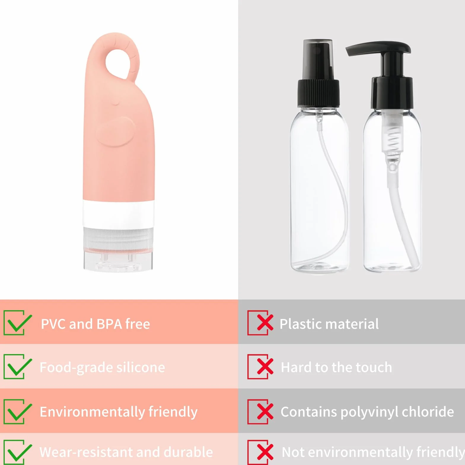 Butelki podróżne 75 ml do napełniania, butelki z szamponem do napełniania, do bagażu podręcznego, na podróż, do codziennego użytku, do przechowywania wielu płynów, zawsze pod ręką