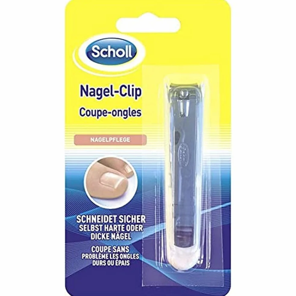 Scholl Klips do paznokci stóp, również w przypadku twardych lub grubych paznokci stóp, 1 opakowanie (1 x 1 sztuka)