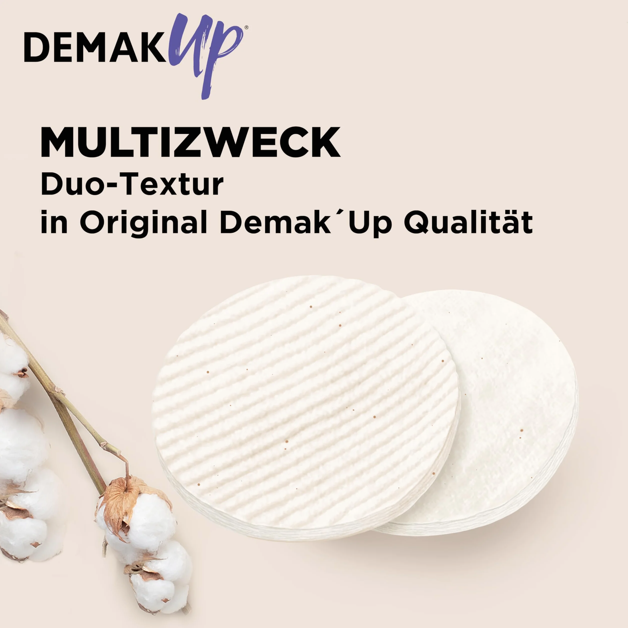 Demak'up Oryginalny zestaw 105 wacików/płatków do demakijażu, zestaw 1 szt