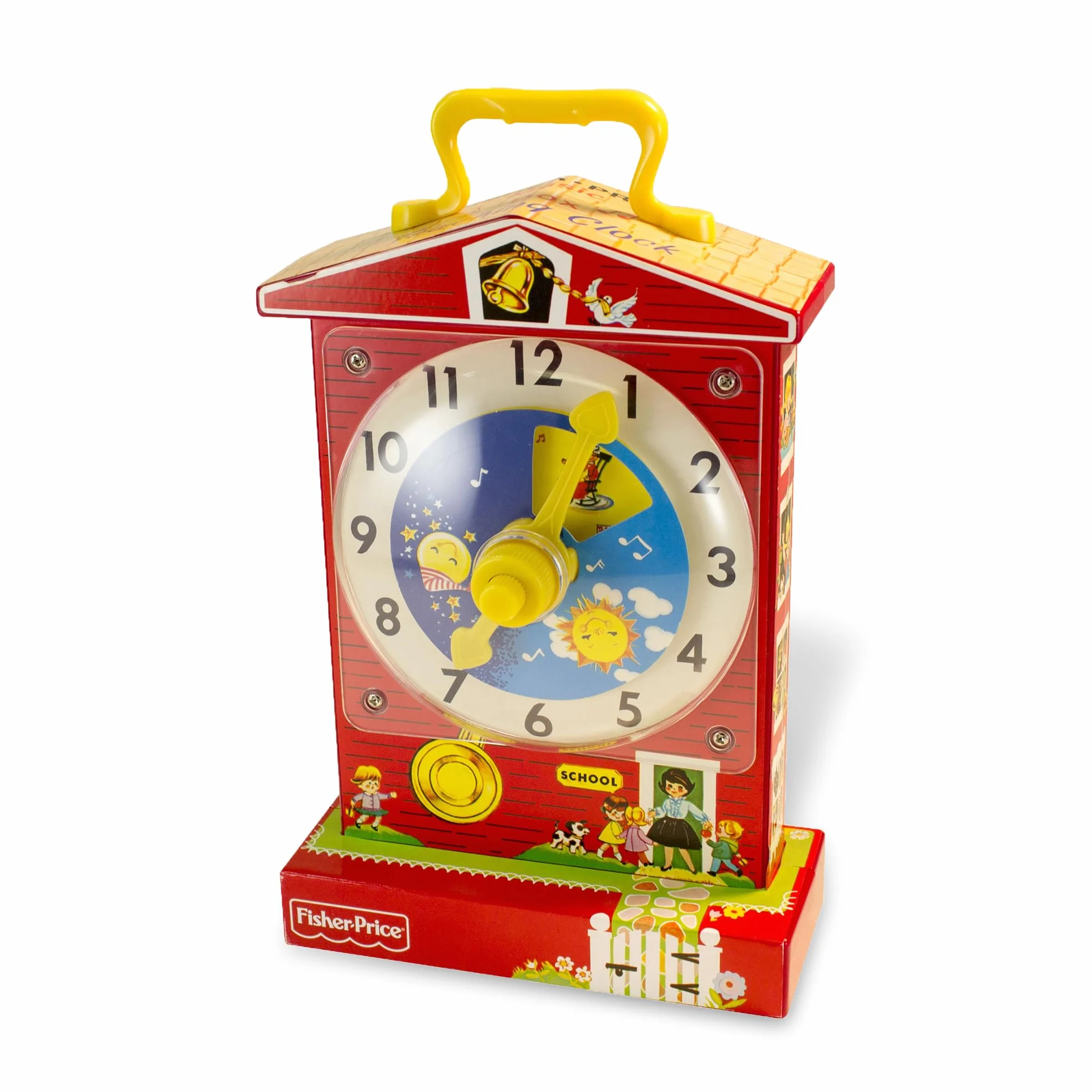 Fisher Price klasyczny zegar dydaktyczny