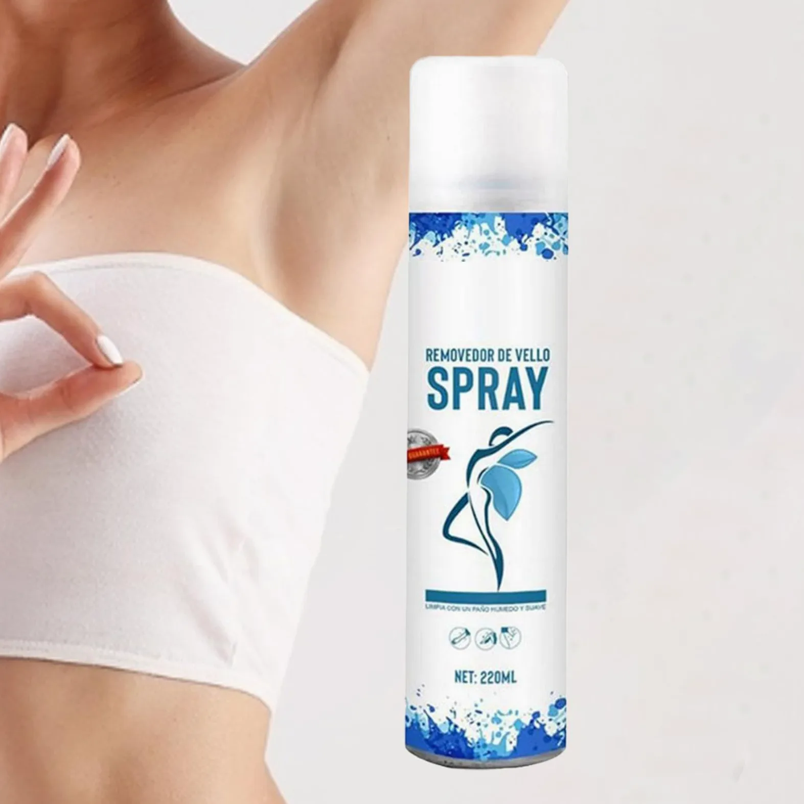 Body Hair Removal Spray 200 ml delikatna formuła bezpieczne dla wrażliwej skóry