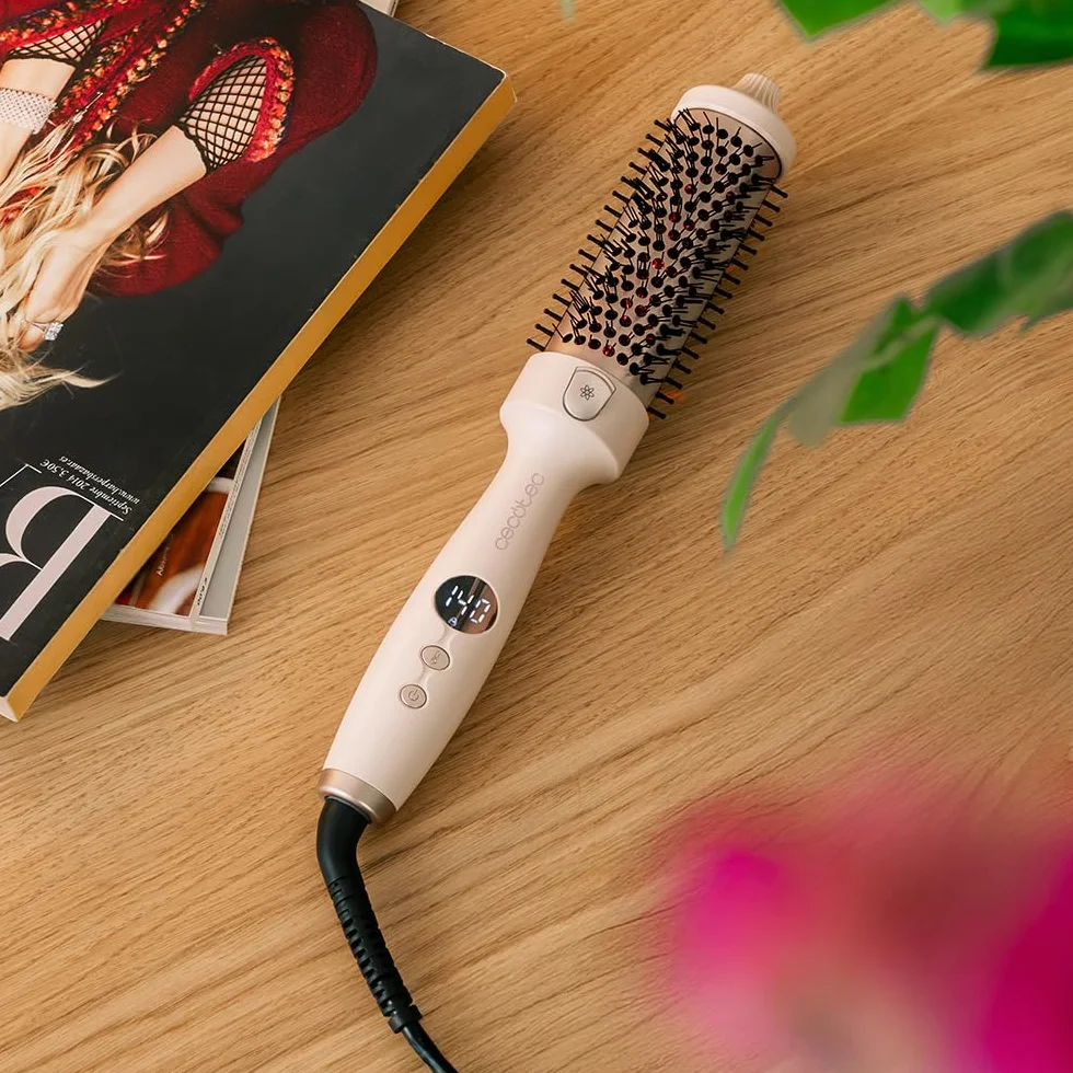 Cecotec Szczotka do prostowania z podczerwienią i technologią jonową InstantCare ThermoGlow 70 W 38 mm