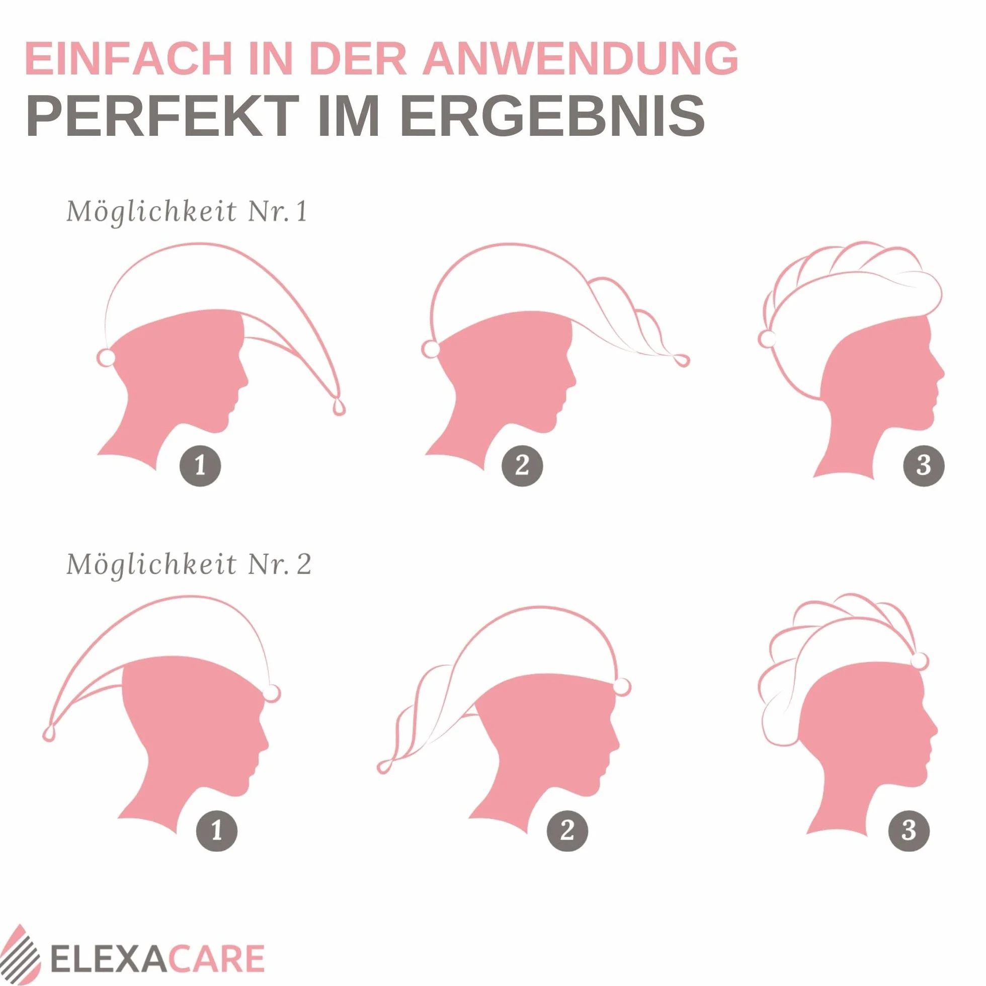 turban do włosów, ręcznik z guzikiem (2 sztuki, jasnoniebieski), ręcznik z mikrofibry na głowę i długie włosy
