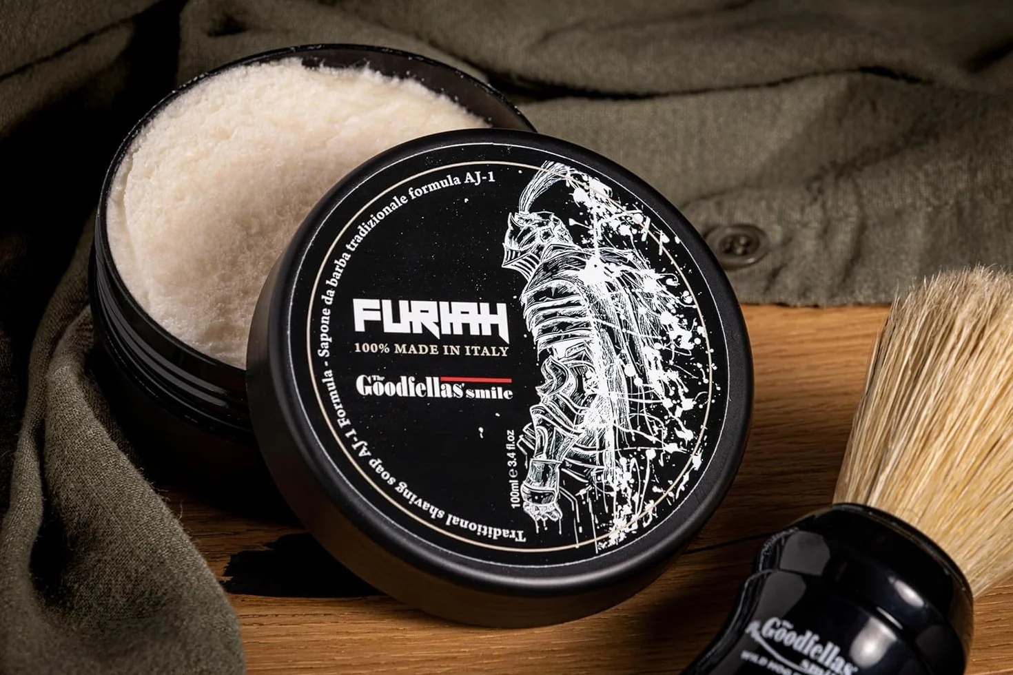 The Goodfellas' smile Furiah tradycyjne mydło do golenia Made in Italy, 100 g