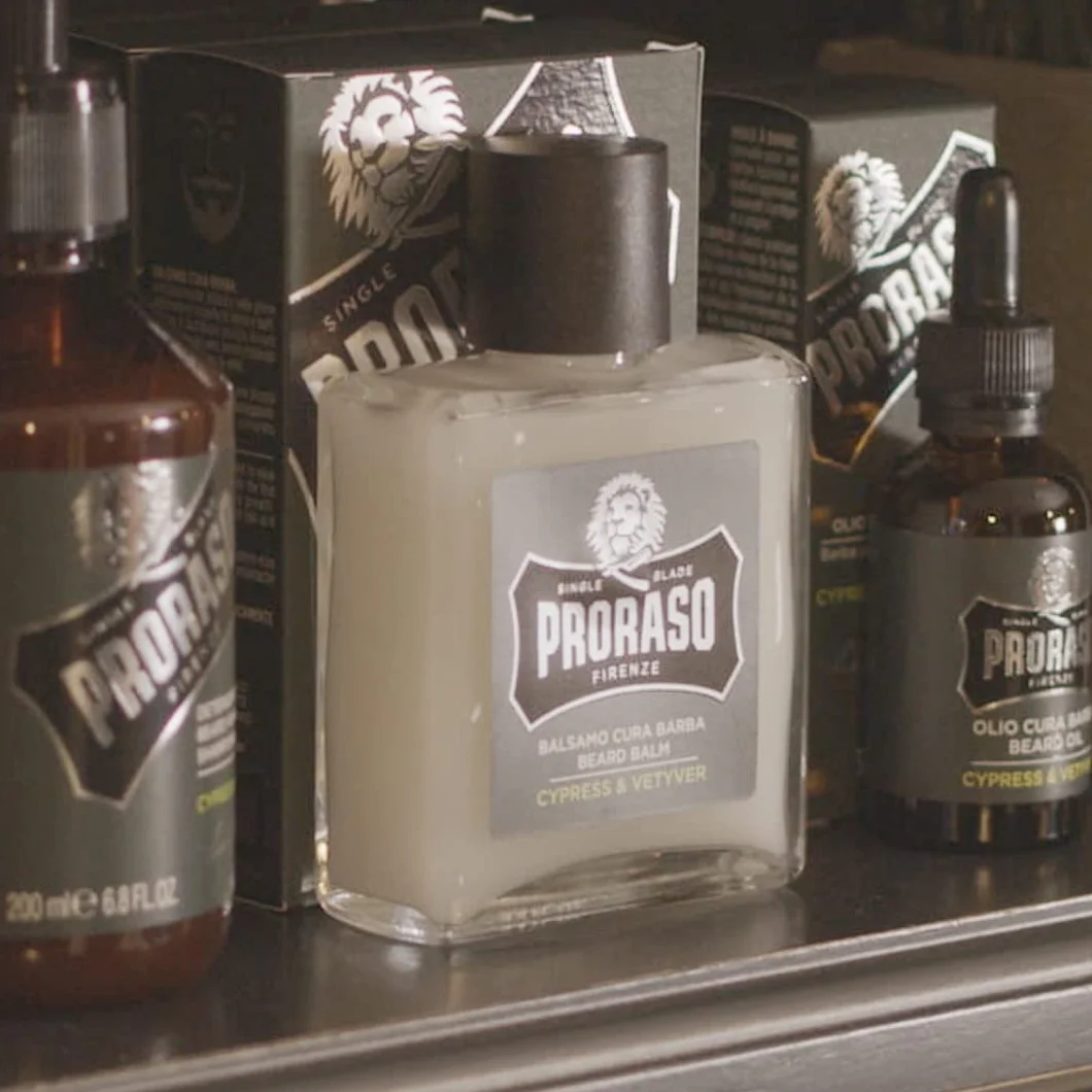 Proraso Beard Kit Cypress & Vetyver – 3-częściowy zestaw do pielęgnacji brody