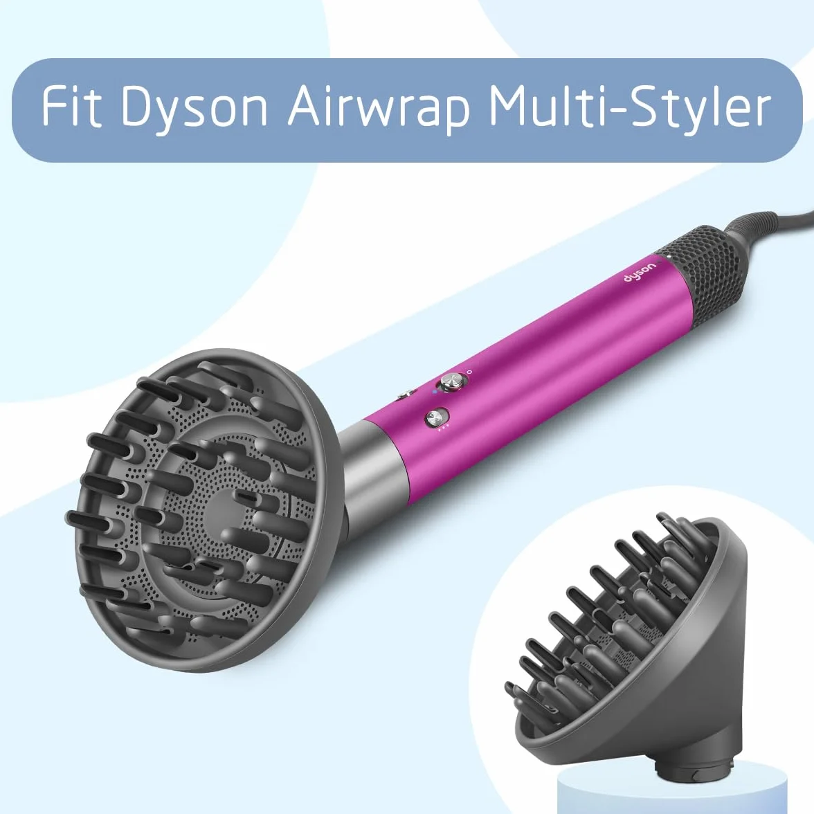 Dyfuzor do Definiowania Loków Kompatybilny z Dyson Airwrap Multi-Styler