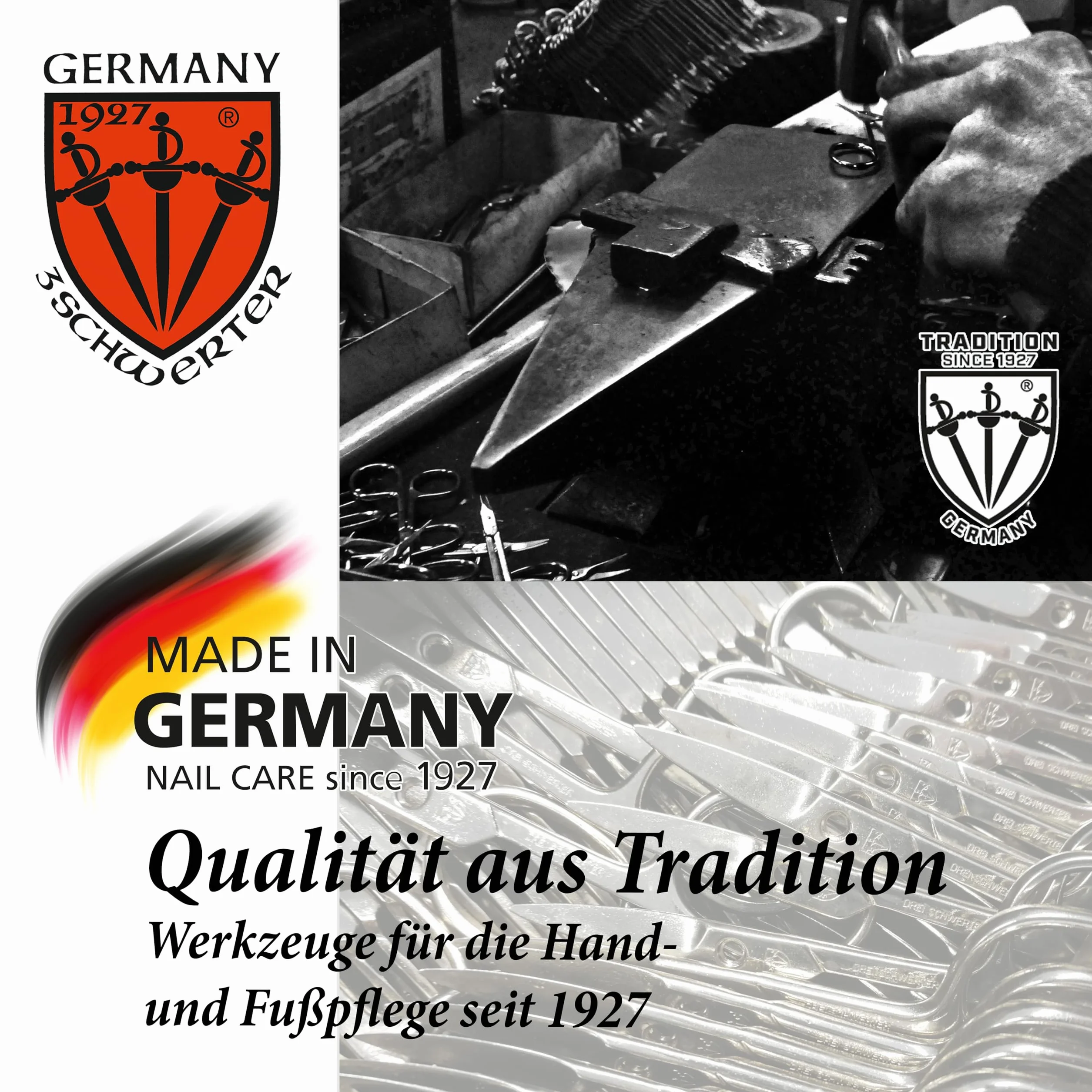 DREI SCHWERTER Solingen Germany zestaw do manicure 8-częściowy 746