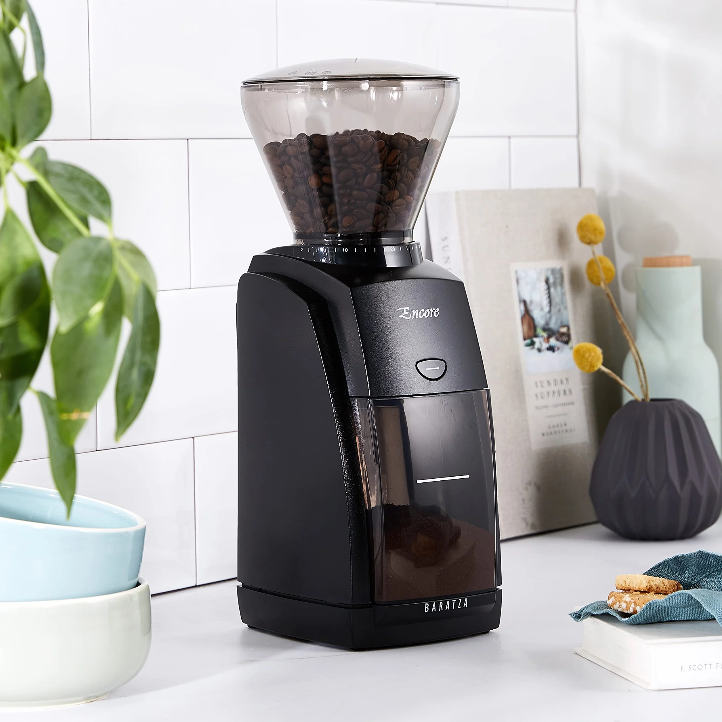 Baratza Encore elektryczny młynek do kawy ze stożkowym młynkiem, czarny