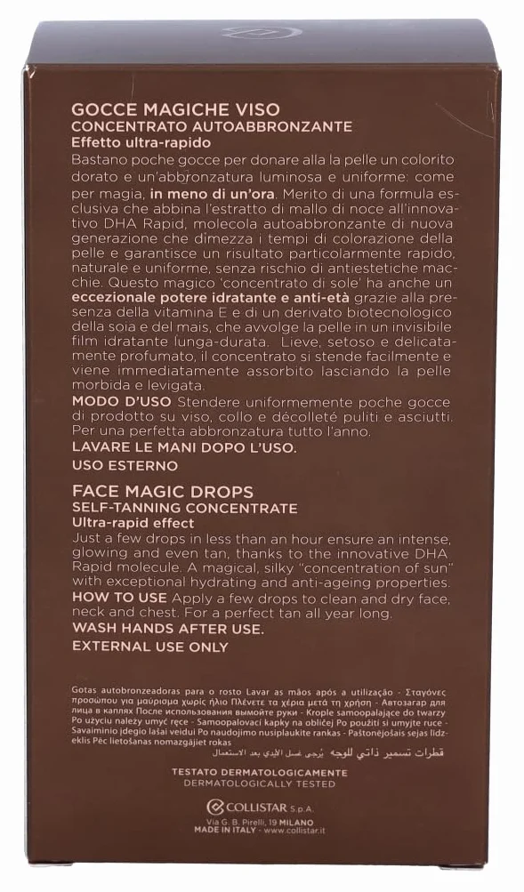 Collistar Magic Drops koncentrat samoopalający, 50 ml