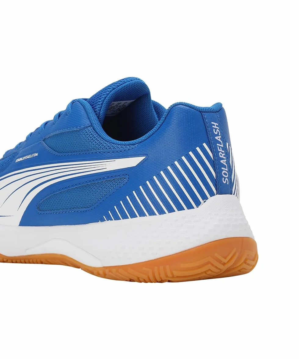 PUMA Solarflash Iii buty do hali unisex, Puma Team Royal PUMA biały, 42 EU