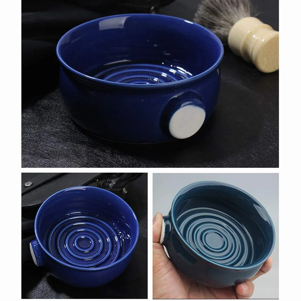 Ceramiczna miska do golenia, duża pojemność, wysoka temperatura, nowoczesny design, 385 g