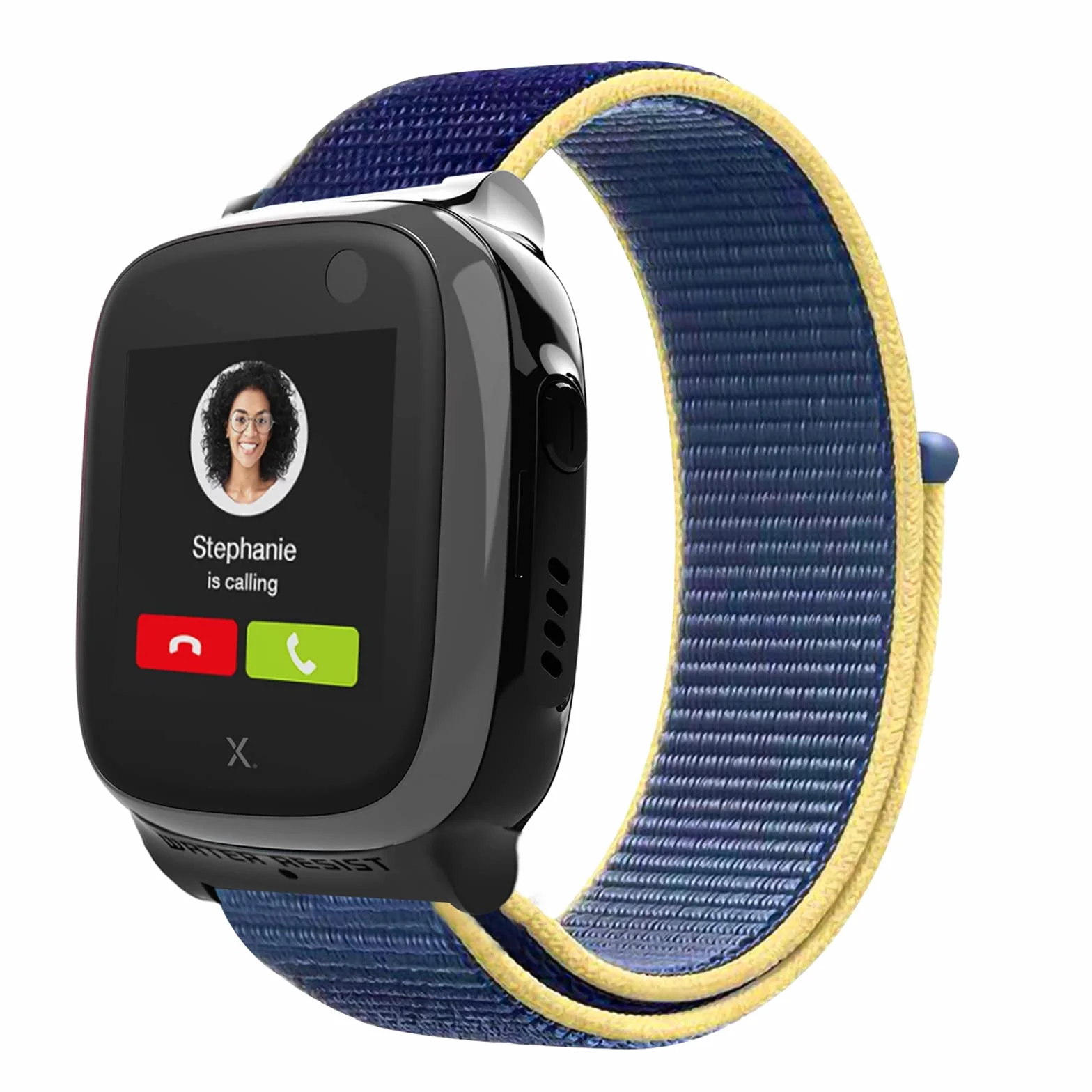 Xplora Xplora X5 Nylonowa bransoletka kompatybilna z Xplora Kids Smartwatch z zapięciem na rzepy, dla dziewcząt i chłopców, regulowana, pleciona, zamienna do Xplora X5 Play / XGO 2
