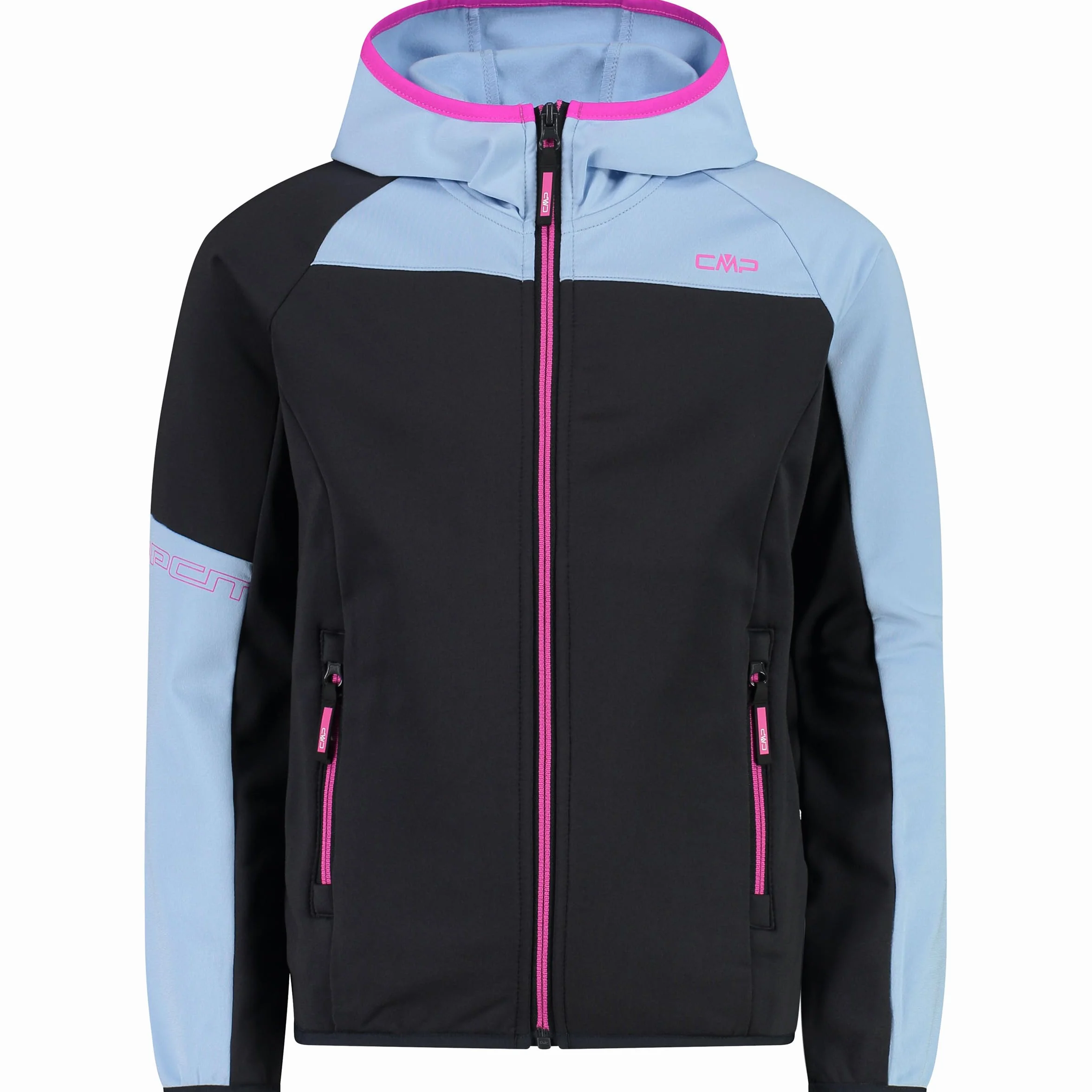 CMP Kurtka Uniseks - dzieci Giacca Da Bambina In Pile Stretch Performance Con Cappuccio Fisso