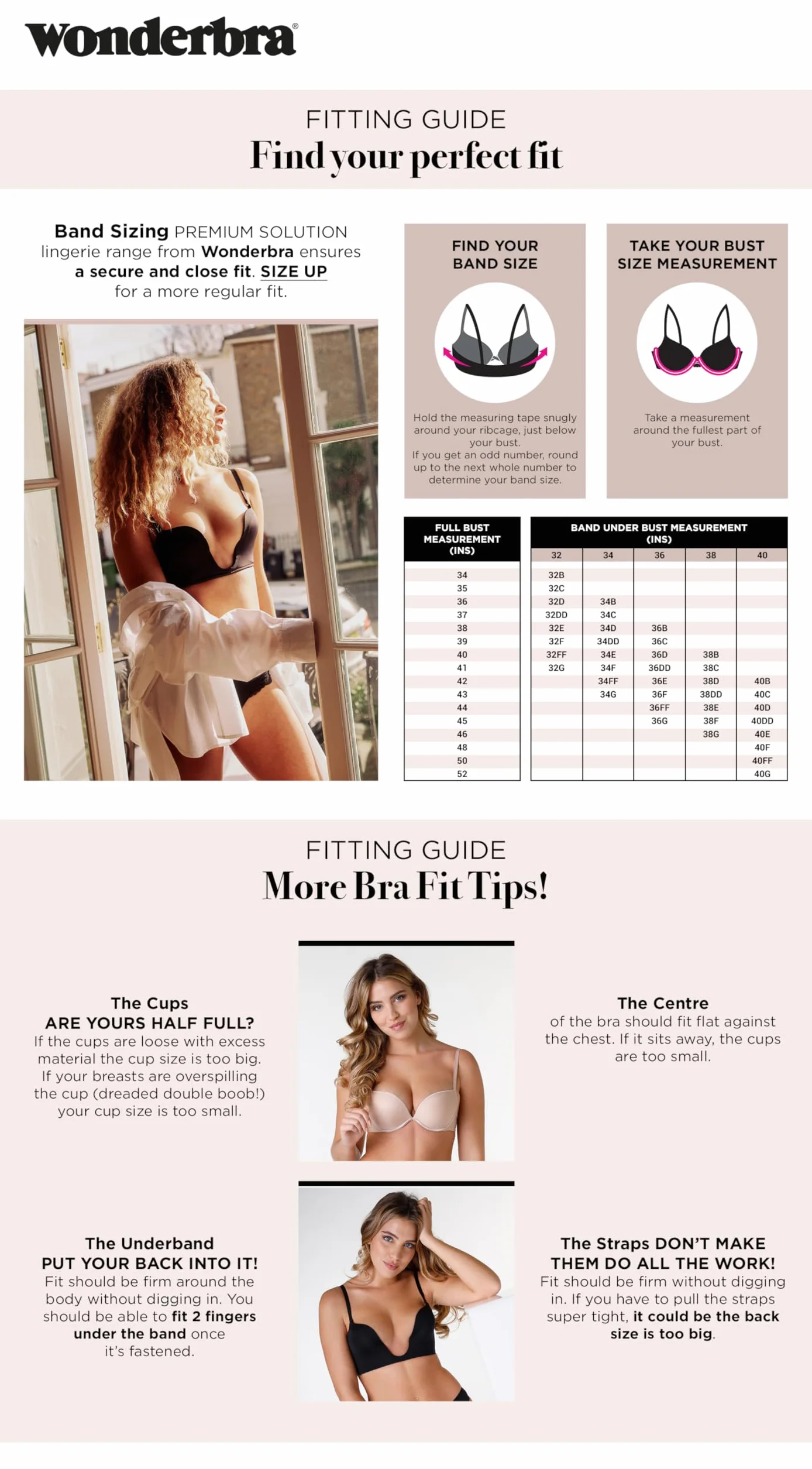 Wonderbra Damski biustonosz bez ramiączek, BEŻOWY, 70B