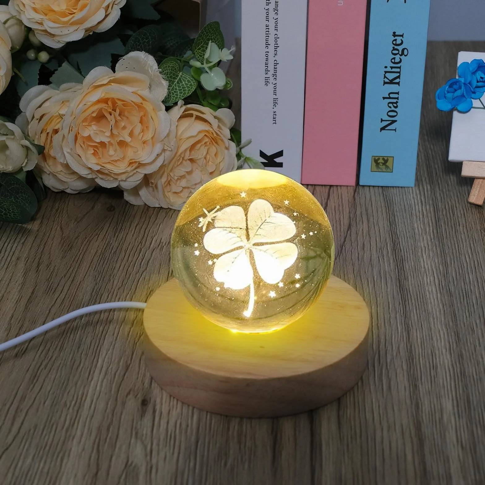 Drewniane podstawy ekspozycyjne LED, okrągłe, drewniane, podświetlane podstawy do szkła, sztuki, podświetlane podstawy do 3D, kryształowej sali balowej, biura, dekoracji domu, 20 szt