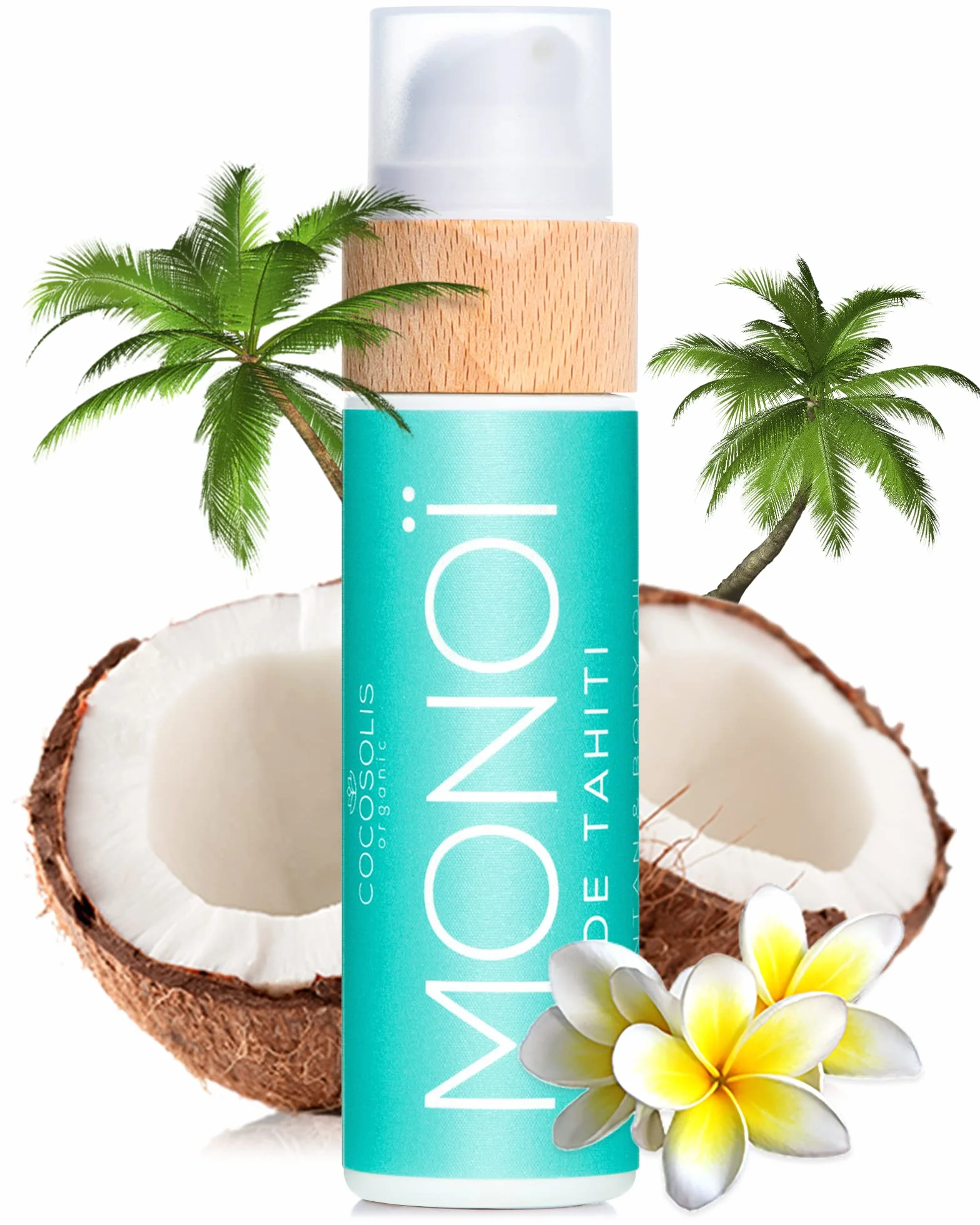 COCOSOLIS MONOI Akcelerator opalania Olejek organiczny z witaminą E i olejkiem monoi z Tahiti (110)