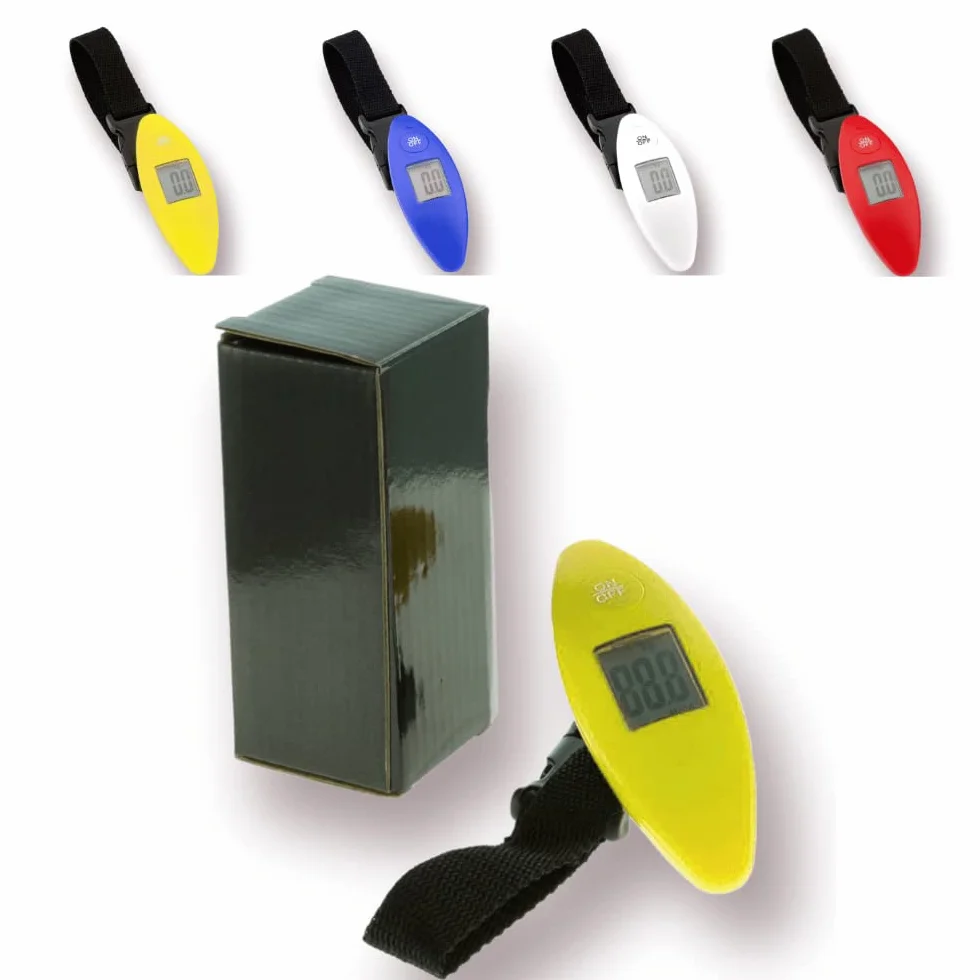 ANTEVIA - żółta waga podróżna | Ponad 10 modeli | Waga walizki nr (Blanax Yellow)