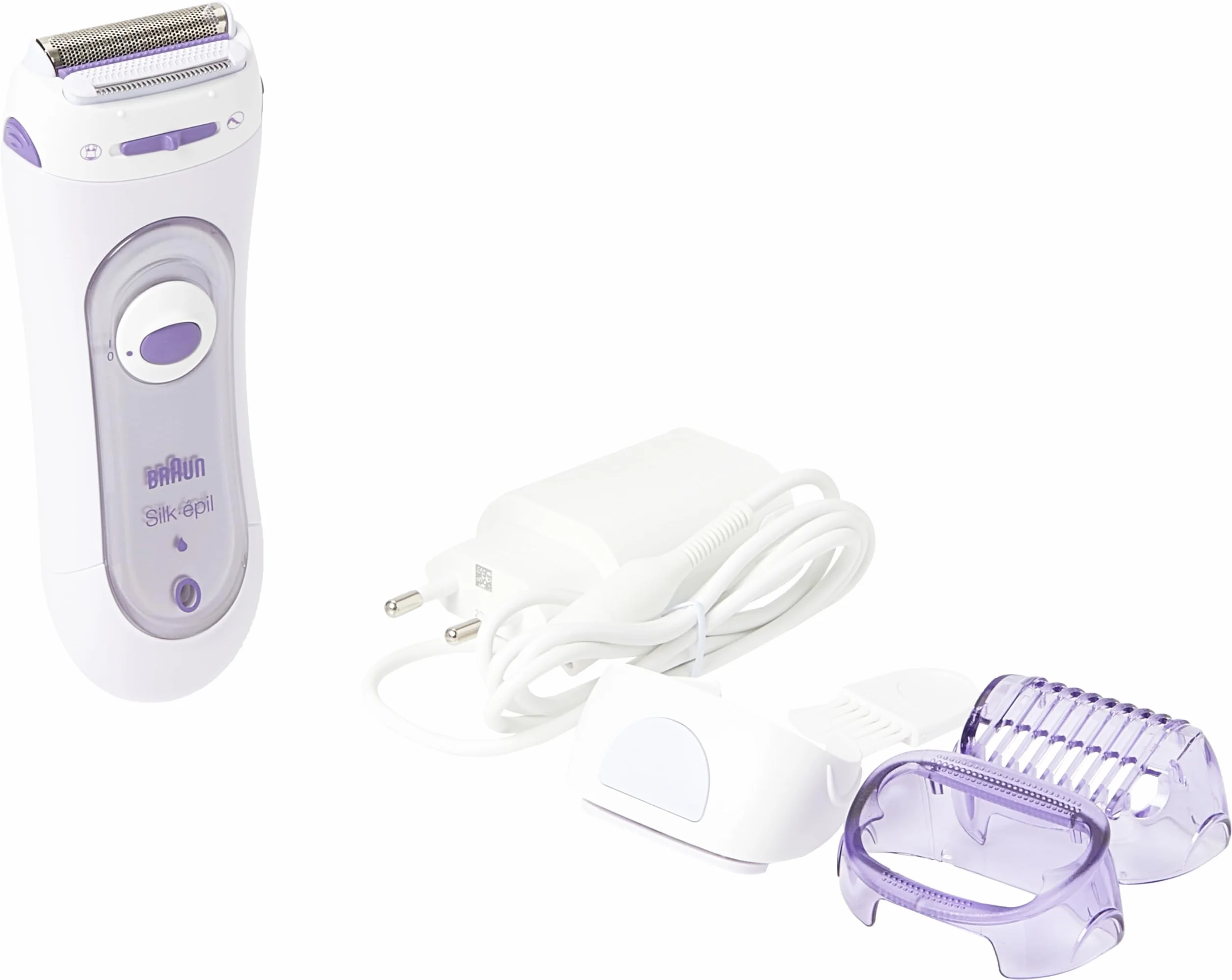 Braun Silk-epil Lady Shaver 5-560 Bezprzewodowa Elektryczna Golarka Damska, Liliowy