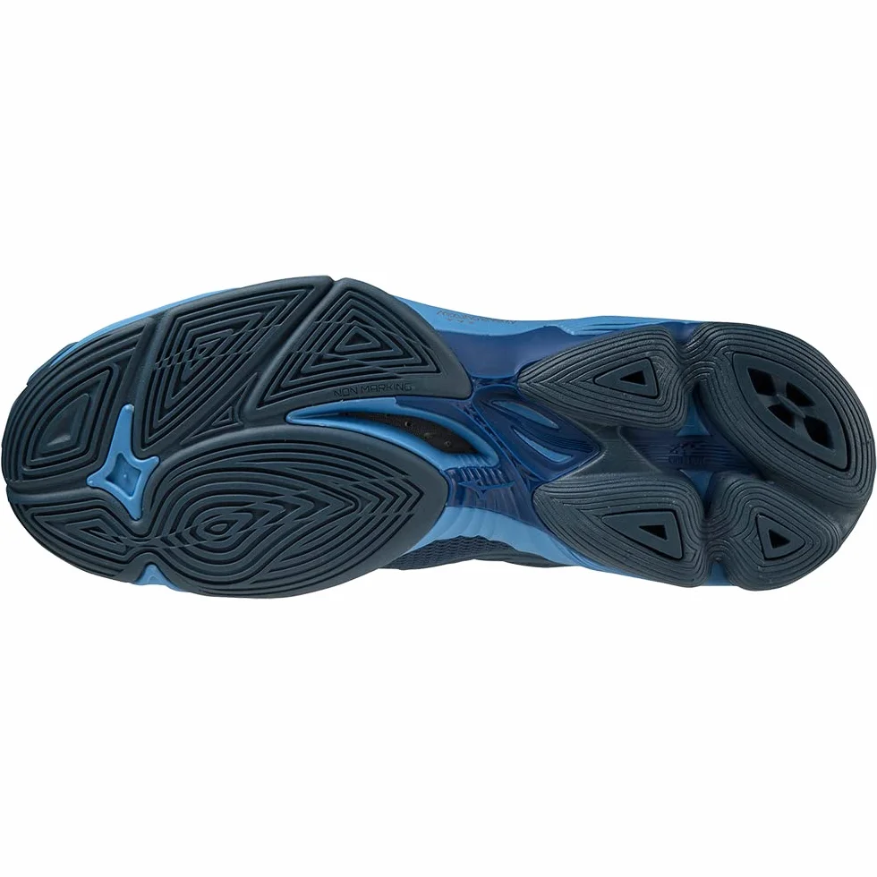Mizuno Unisex Wave Lightning Z7 Mid buty do piłki ręcznej, Darkdenim White Bluejasper, 44,5 EU, darkdenim white bluejasper, 44.5 EU