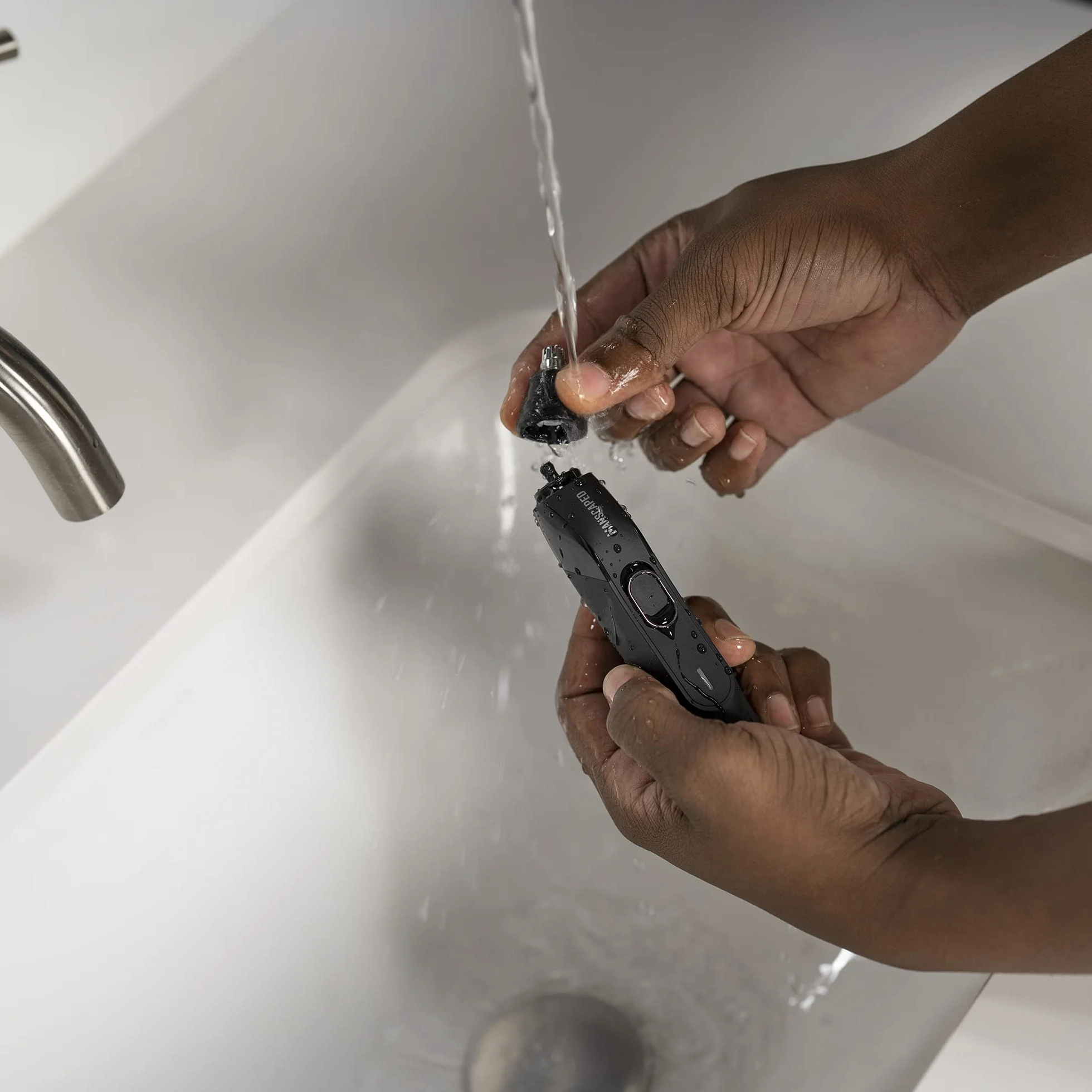 MANSCAPED® The Perfect Duo 4.0 Contains The Lawn Mower® 4.0 Waterproof Electric Groin Hair Trimmer and The Weed Whacker® Nose and Ear Hair Trimmer