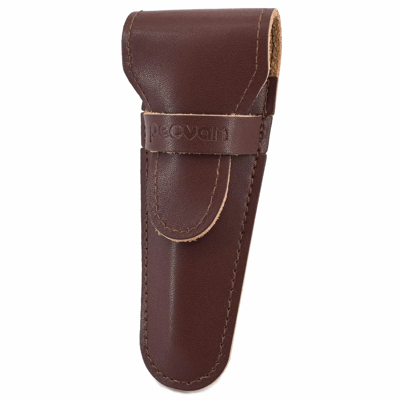 Oryginalna skórzana osłona ochronna na brzytwę ze skóry / Travel Case for Any Safety Razors - Brown Razor Case Keeps Your Double Edge Razor Blade Safe..., brązowy, modny;
