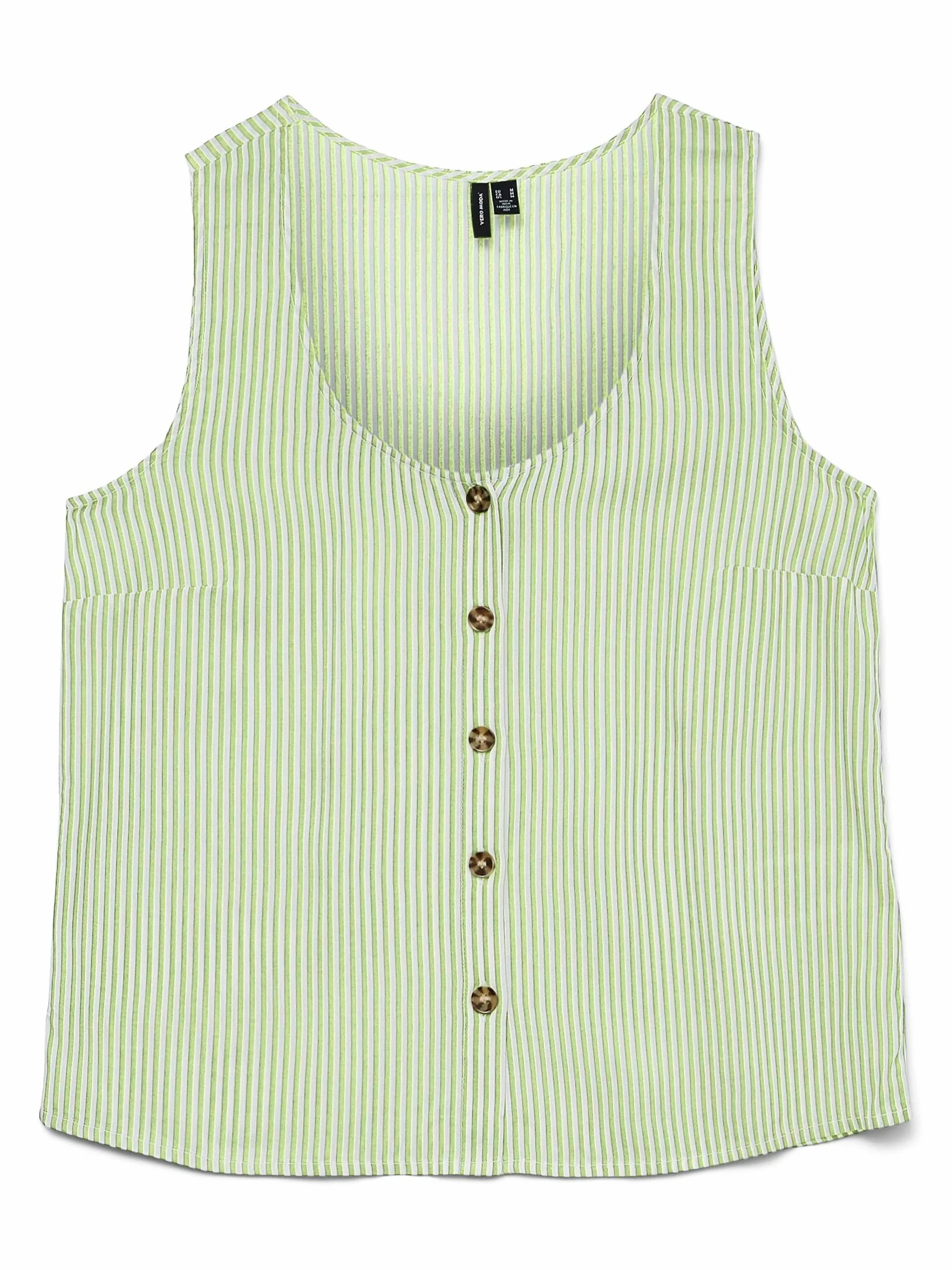Vmbumpy Sl Shirt WVN Ga Noos, SHADOW LIME, L