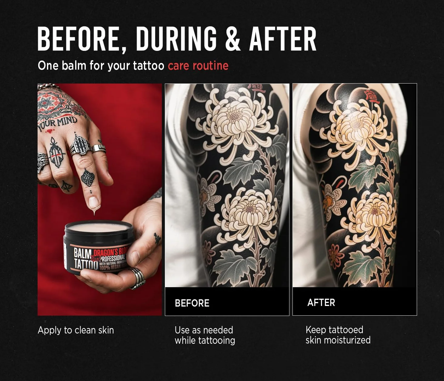 BALM TATTOO Dragon's Blood masło do tatuażu nawilżające 50 ml