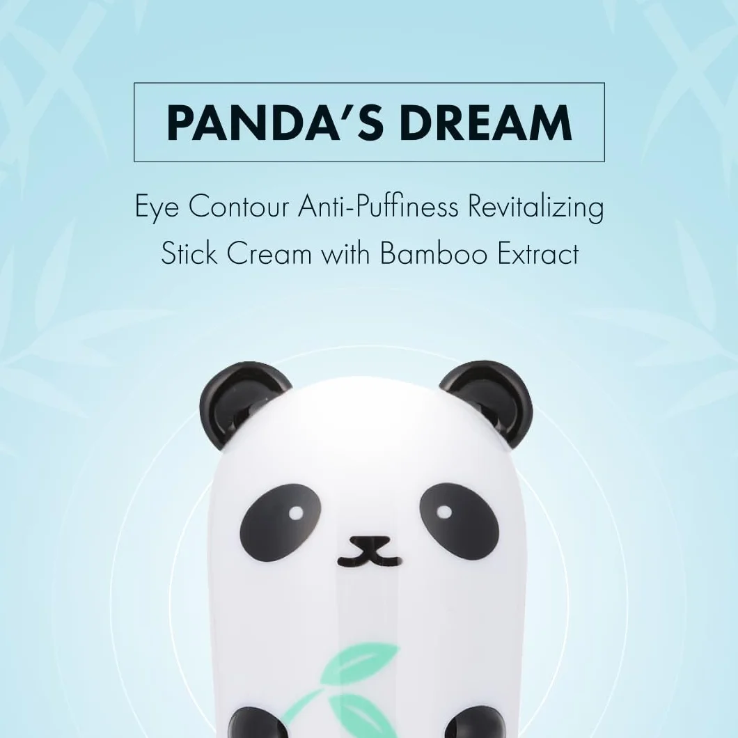 TONOMOLY Panda's Dream So Cool Eye Balm Stick - Chłodzący i Nawilżający Patyczek Pod Oczy, Przeciwzmarszczkowy, Rozjaśniający Balsam