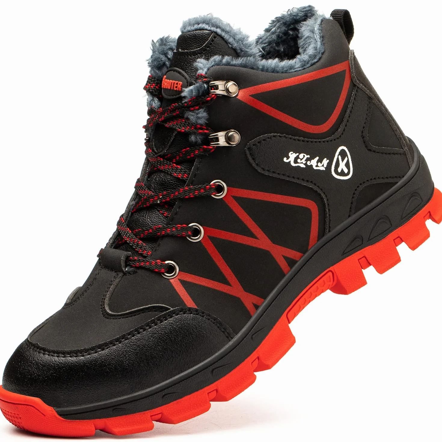 Damskie męskie buty robocze, stalowe noski, wodoodporne, z podszewką, buty ochronne, buty trekkingowe, buty trekkingowe