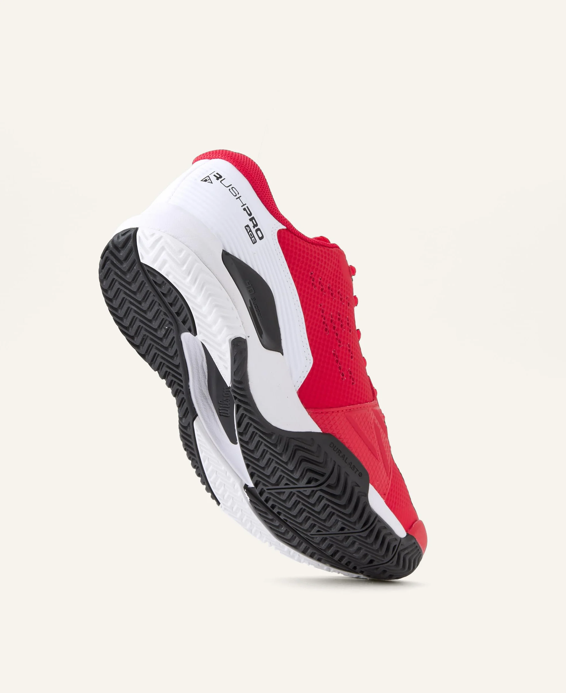 Wilson Męskie buty tenisowe Rush PRO ACE, podczerwień/białe/czarne, 42 EU, Podczerwień, biały, czarny, 9 UK