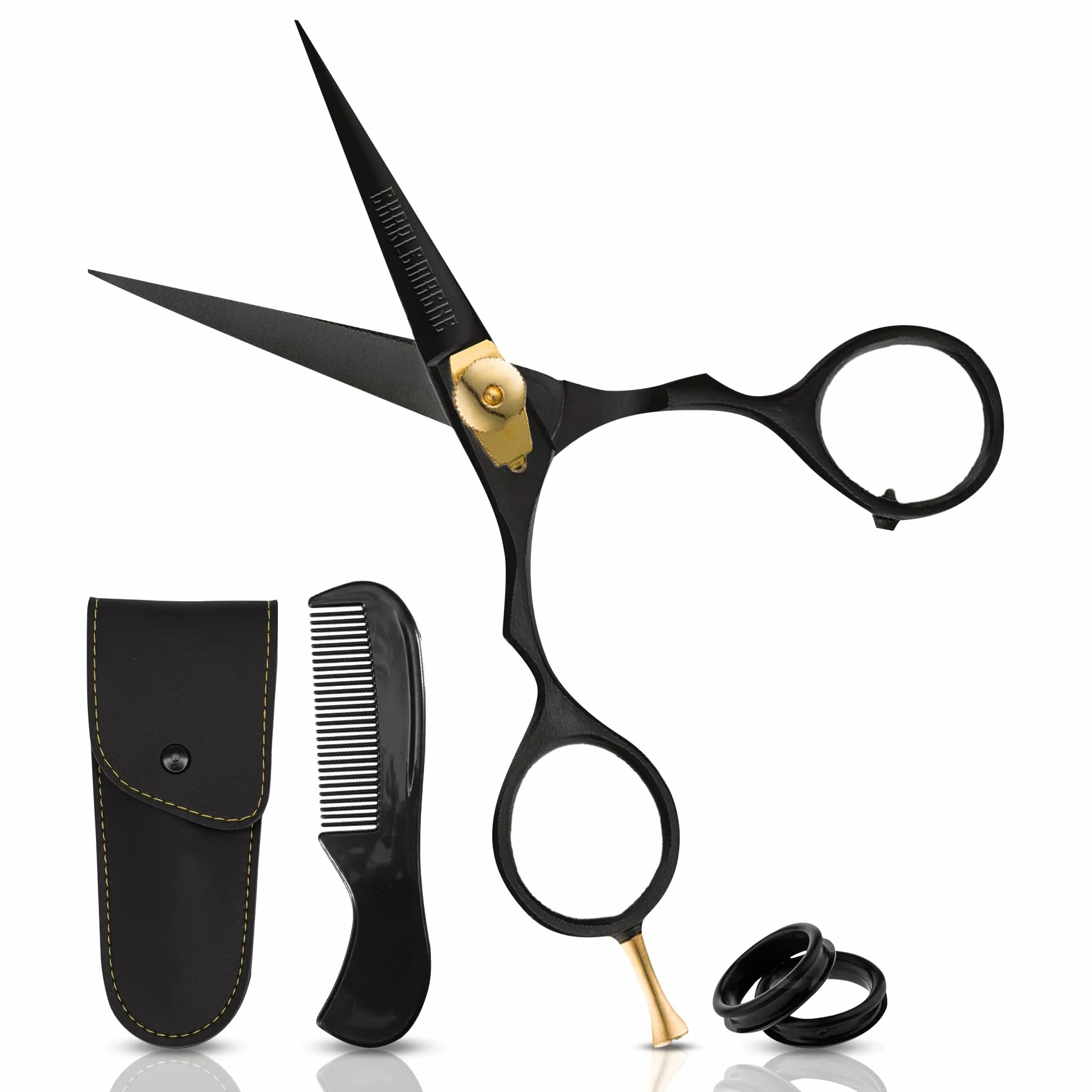 Charlemagne Beard Scissors - Nożyczki do brody małe – Ze stali nierdzewnej do brody i wąsów – Bardzo ostre – Fryzjerskie do włosów