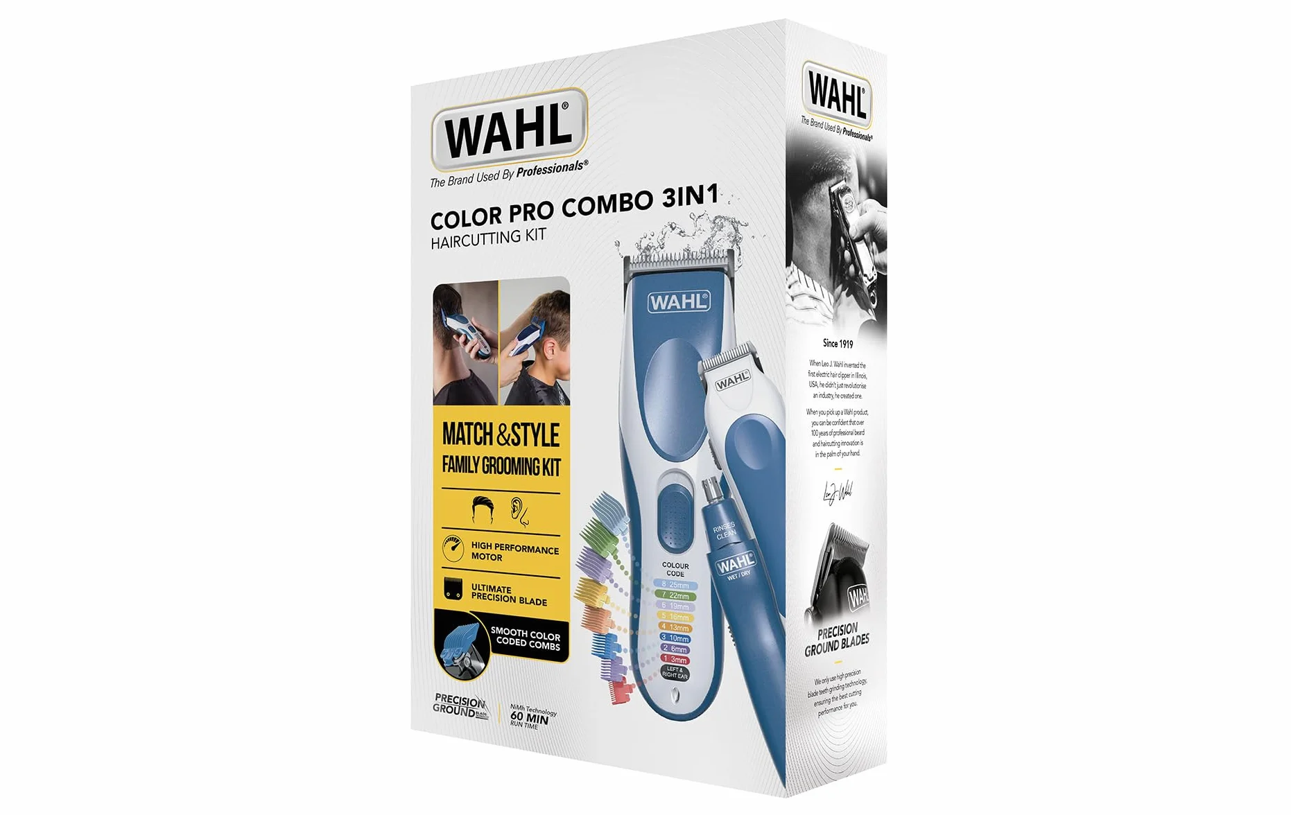 Wahl Color Pro Combo 3w1 maszynka do strzyżenia włosów dla mężczyzn z trymerem do brody