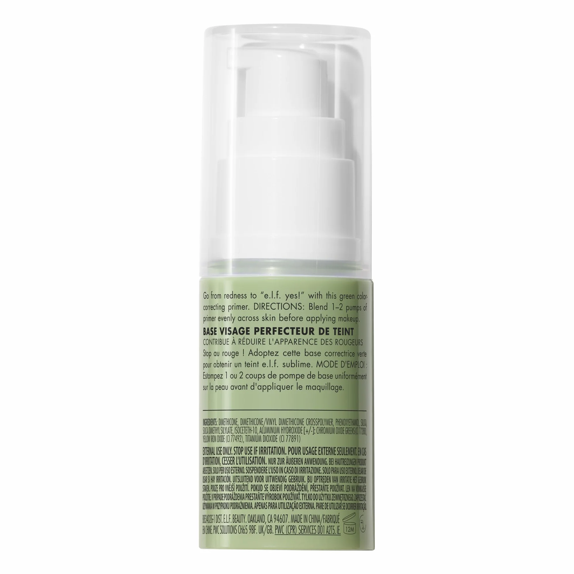 Tone Adjusting Face Primer – neutralizujący zielony