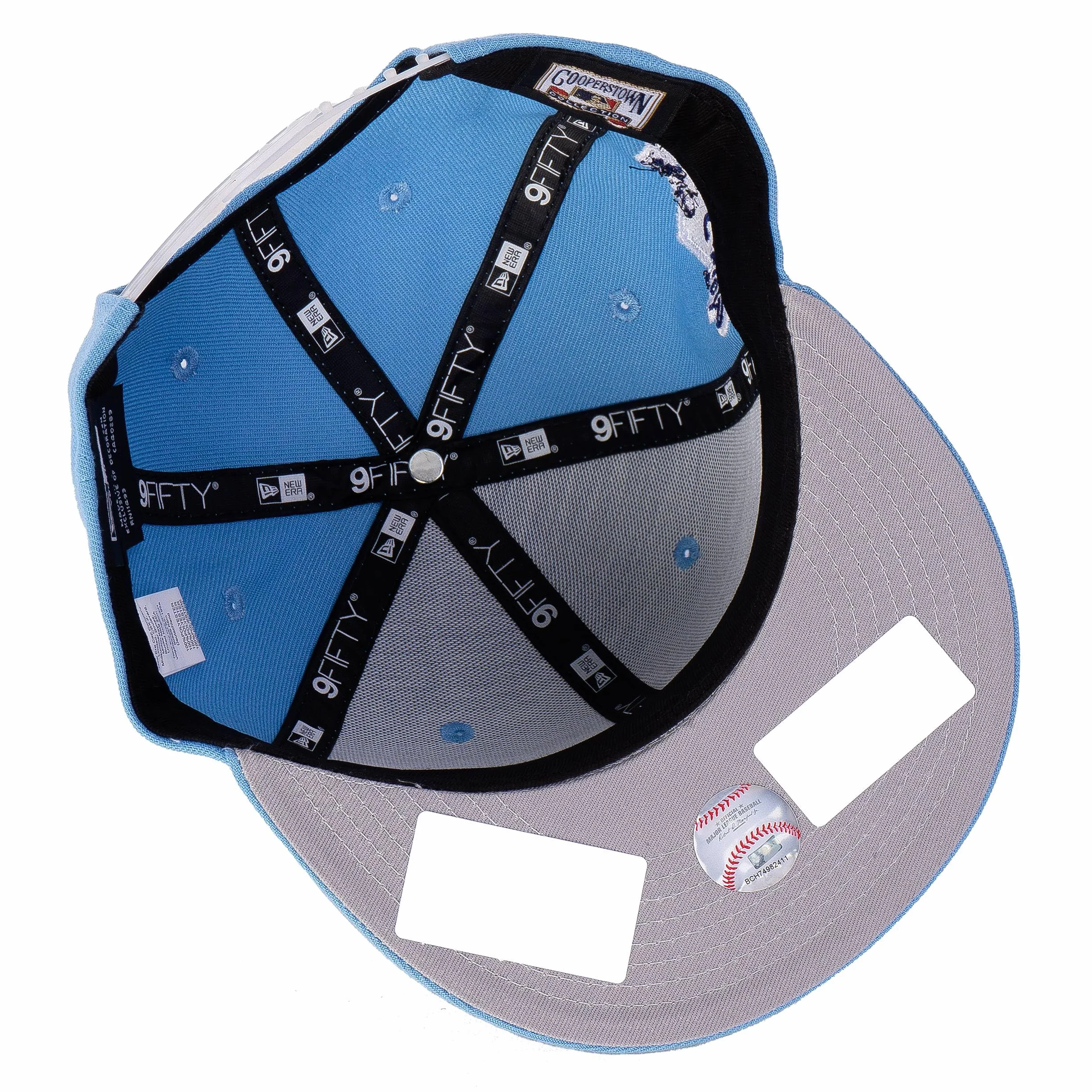 New Era Kids Caps – czapka dziecięca – czapka bejsbolowa – 9FIFTY Snapback – NFL – MLB – NBA, los angeles dodgers sky, jeden rozmiar