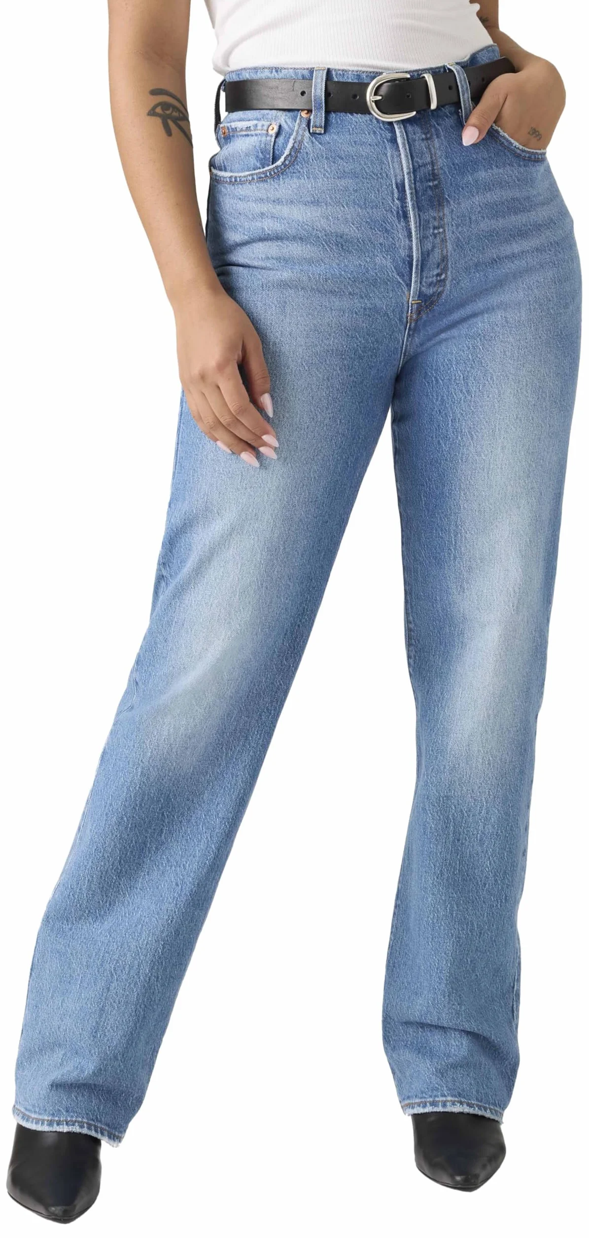 Levi's Ribcage Full Length - Dżins Kobiety