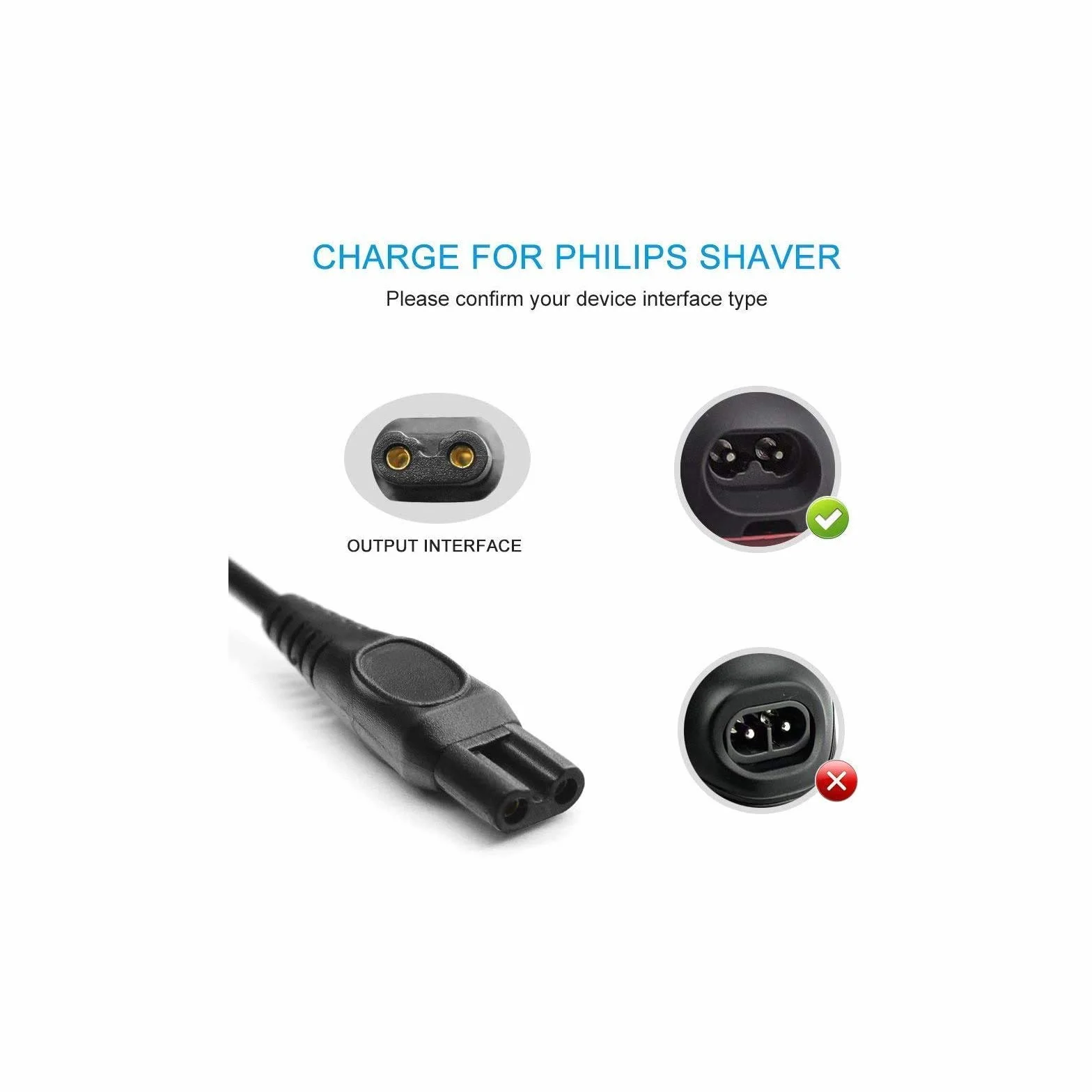 Ładowarka USB 8 V kompatybilna z Philips One Blade QP2530/30 QP2630/30