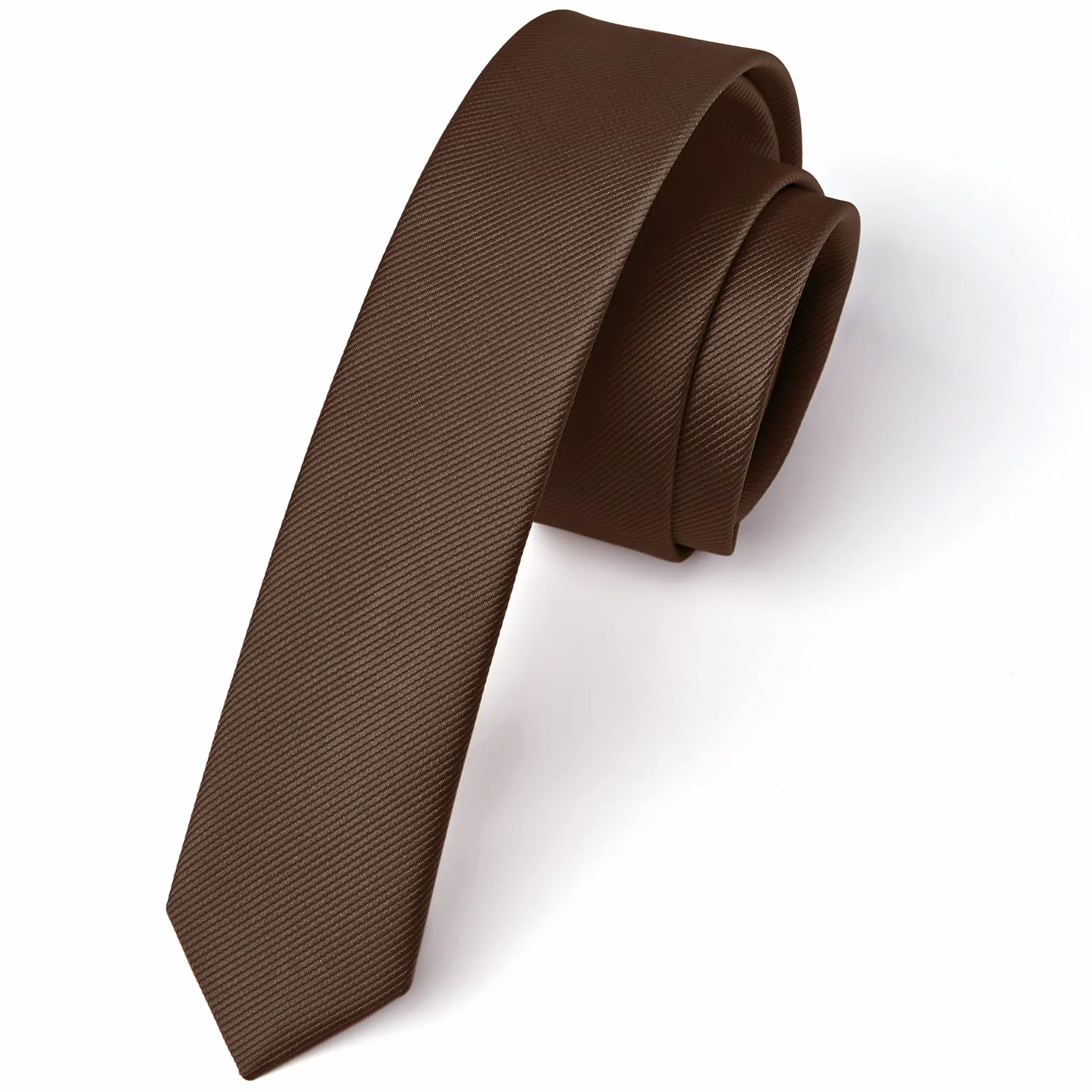 Enlision Wąski krawat 4 cm jednolity kolor wąskie krawaty dla mężczyzn ślub klasyczny formalny krawat biznesowy (4 cm) - wiele kolorów