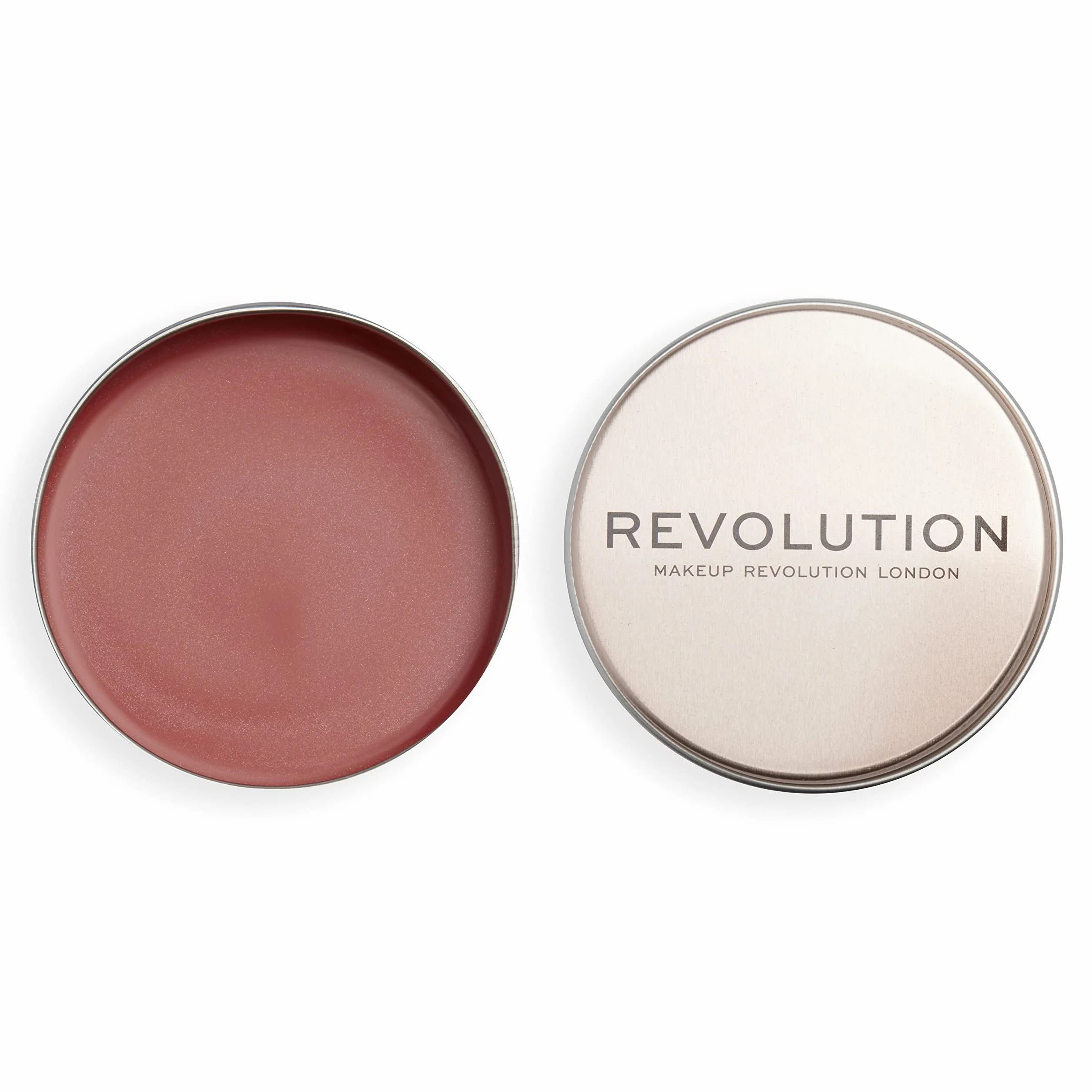Makeup Revolution London, Balm Glow, balsam do policzków i warg, wielokrotnego użytku, do budowy, odświeżające wykończenie, kwiat brzoskwini, 32 g