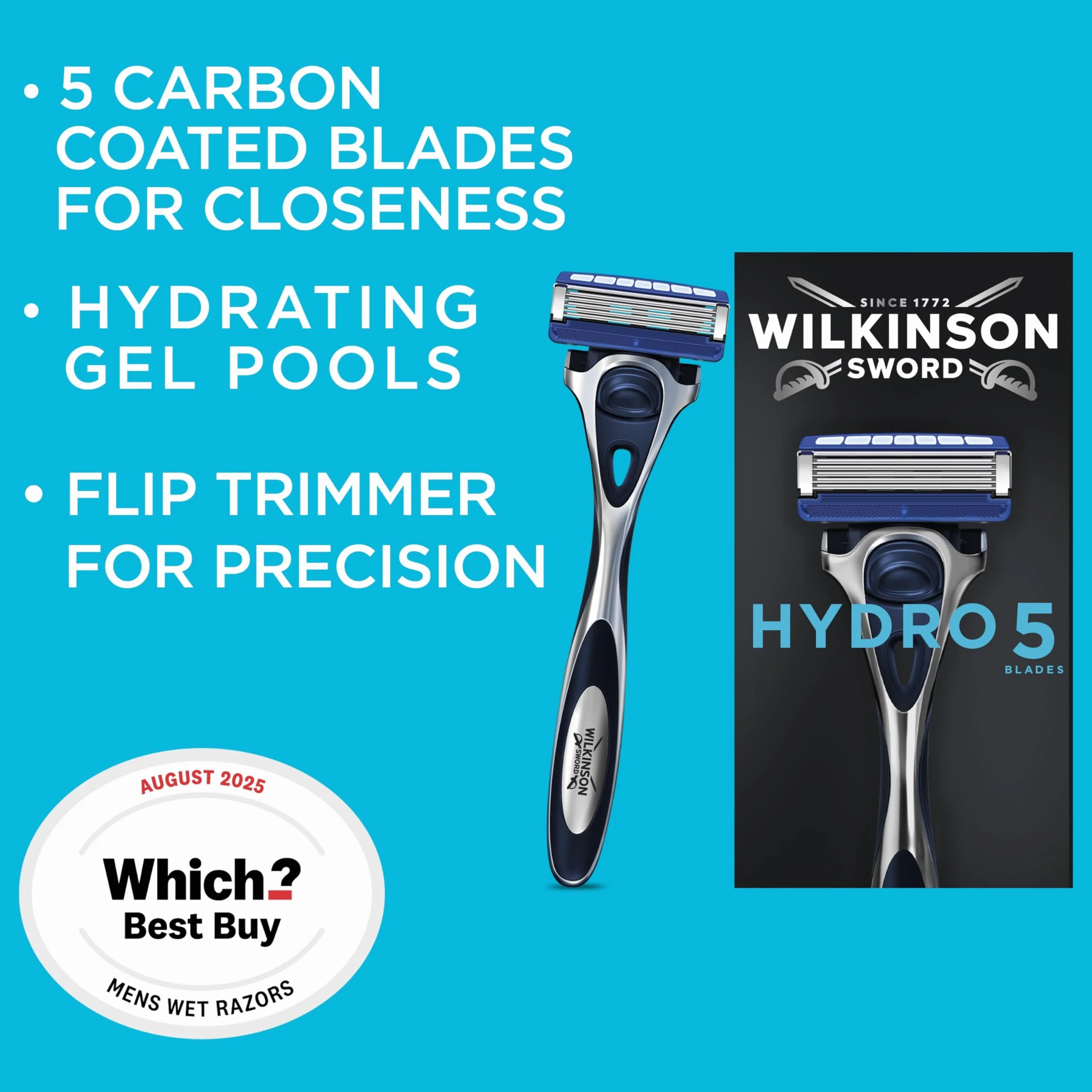 Wilkinson Sword Hydro 5 Skin Protection Maszynka do Golenia, 1 + 13