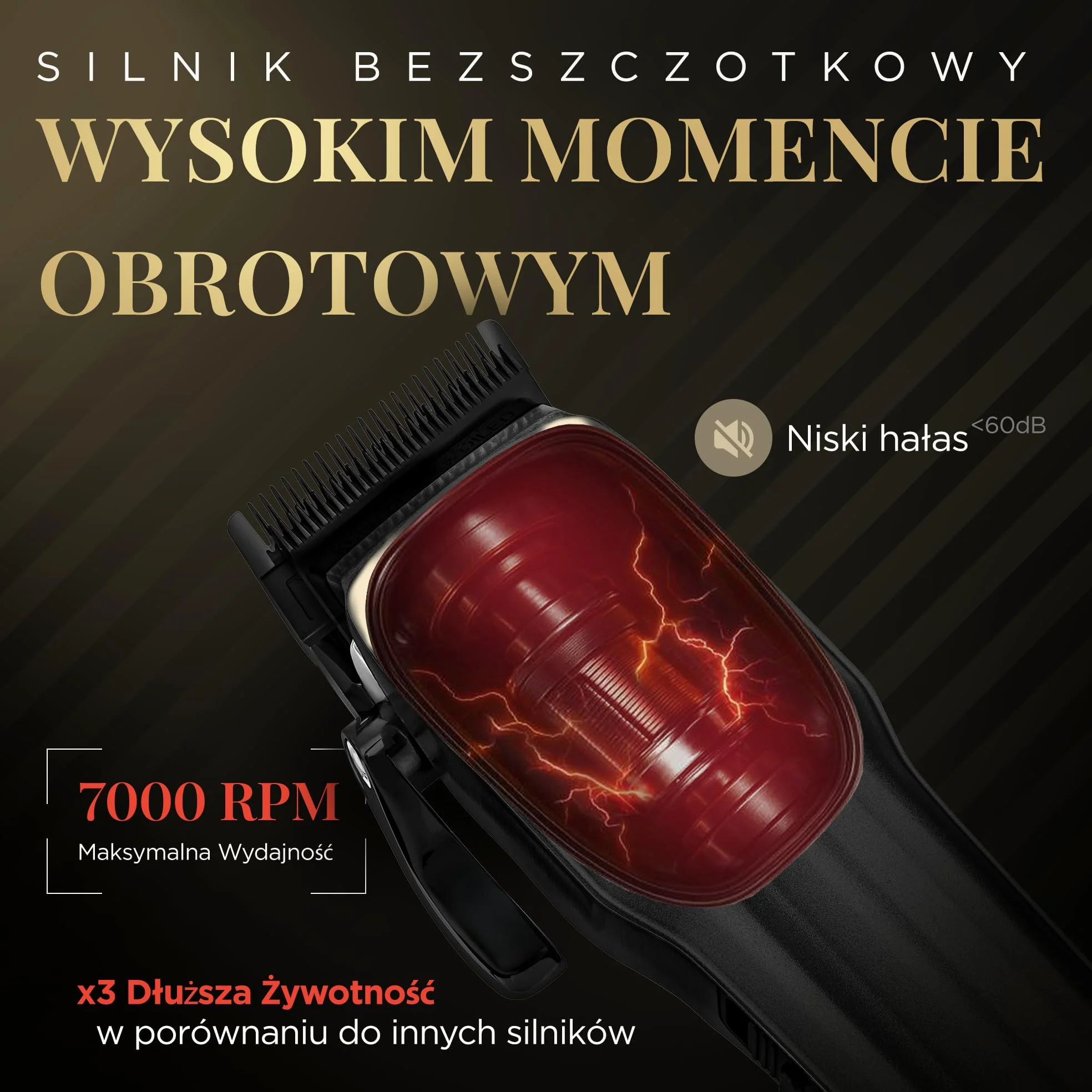 Fusion maszynka do strzyżenia włosów czarna