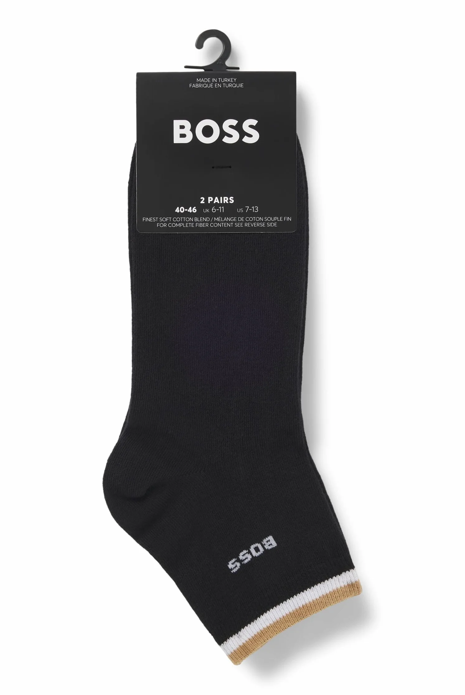 BOSS Skarpety męskie, Kolor czarny, 43-46 EU