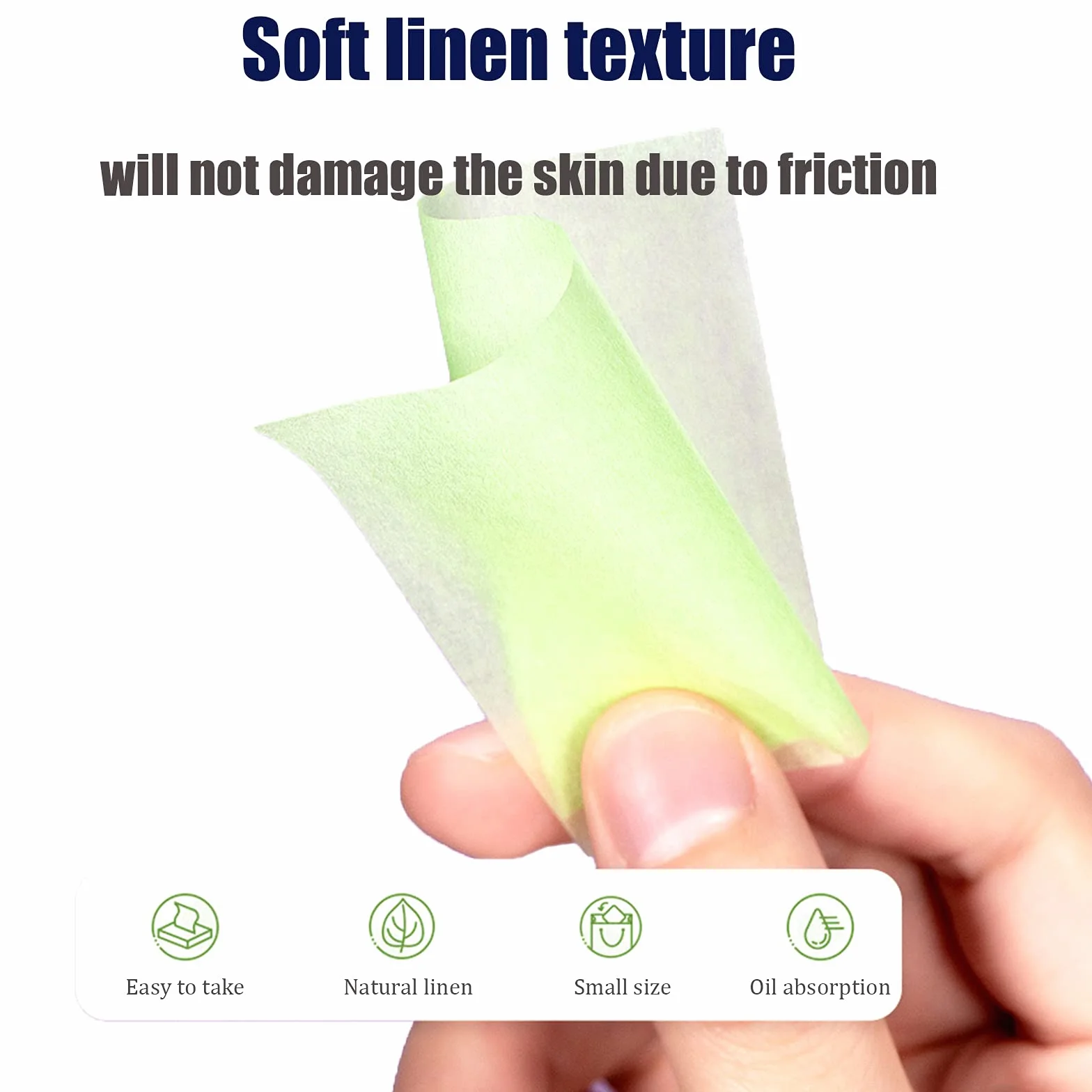 Blotting Paper, 300 sztuk bibułek do prasowania, papier do tłustej pielęgnacji skóry, dla mężczyzn i kobiet, nadaje się do skóry tłustej (styl 3 A)