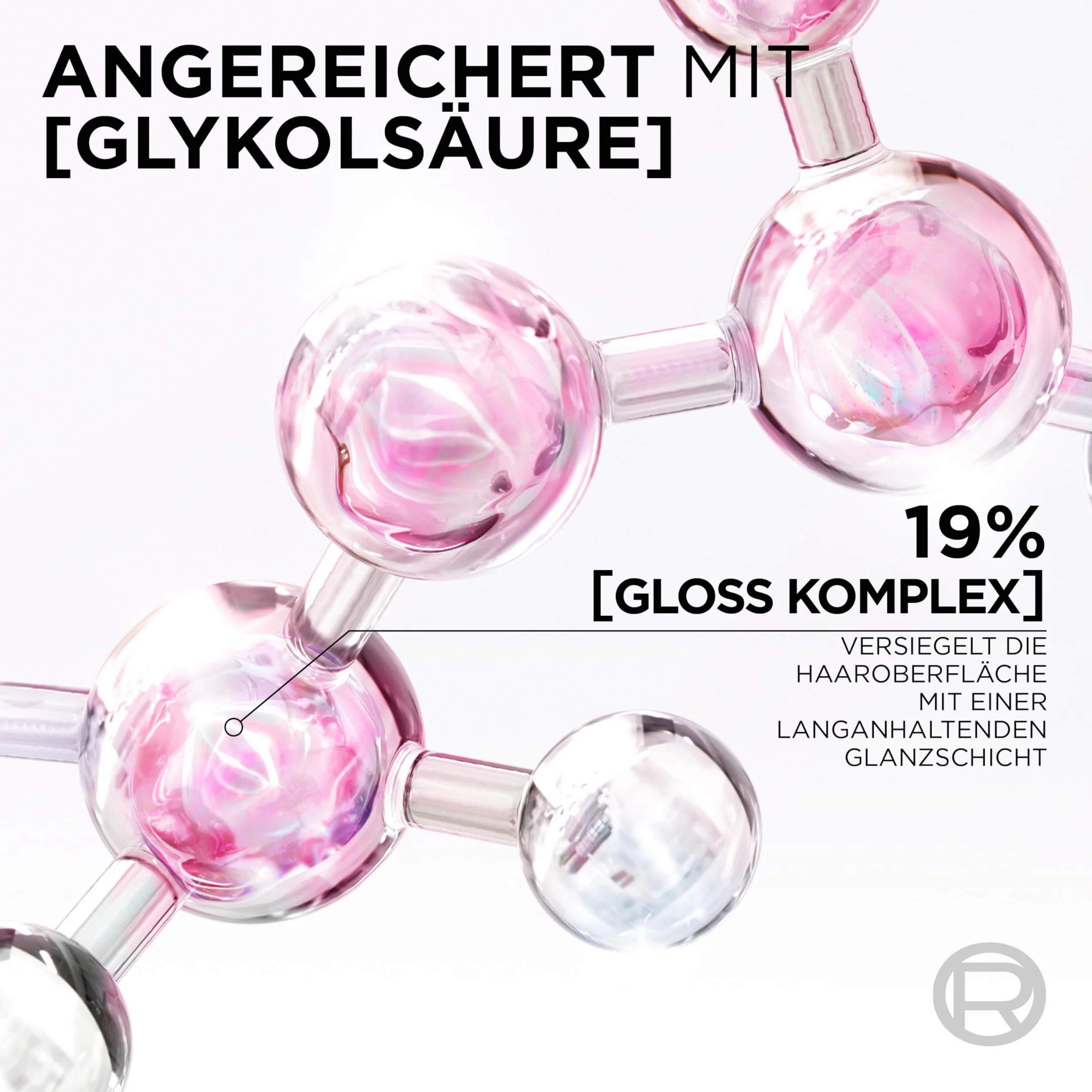 L'Oréal Paris Elvital Glycolic Gloss 5-minutowa laminacja do włosów dla uzyskania matowych i matowych włosów, Glossing dla poprawy jakości włosów i zwiększenia połysku, wygładzanie włosów kwasem