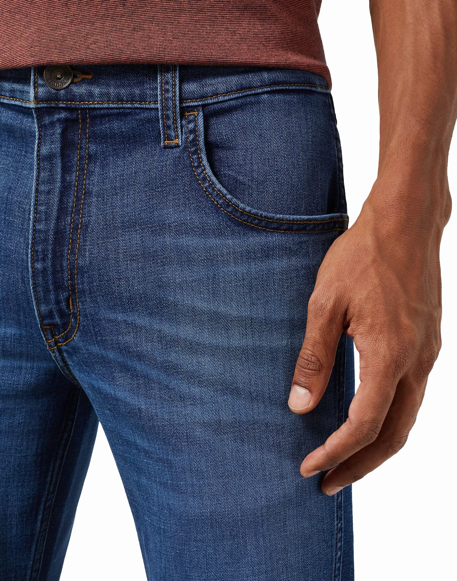 Wrangler Krój Regularny - Dżins Mężczyźni