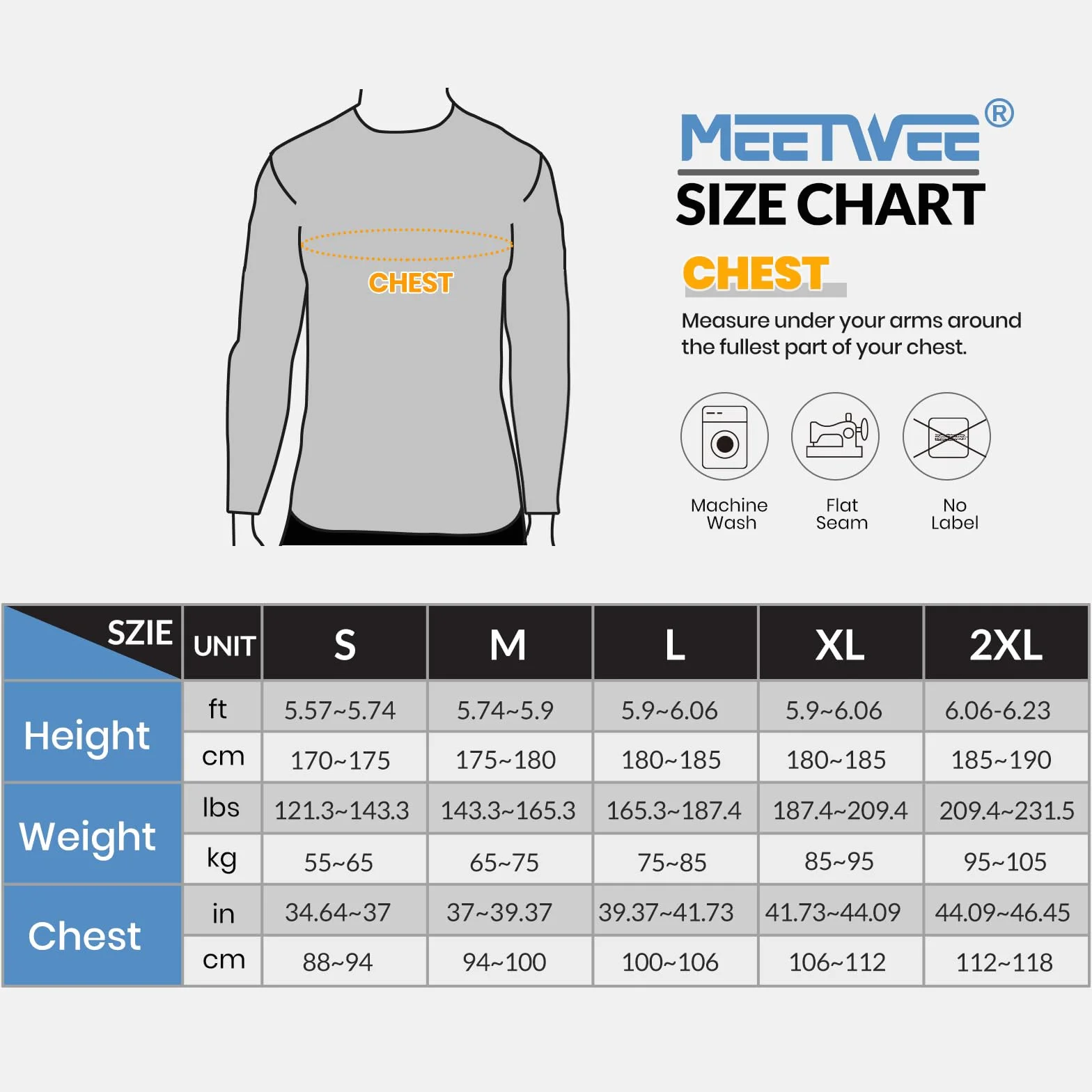 MEETWEE Rashguard męska koszulka kąpielowa z długim rękawem, ochrona UV UPF 50+, szybkoschnąca, oddychająca tkanina kompresyjna do surfingu