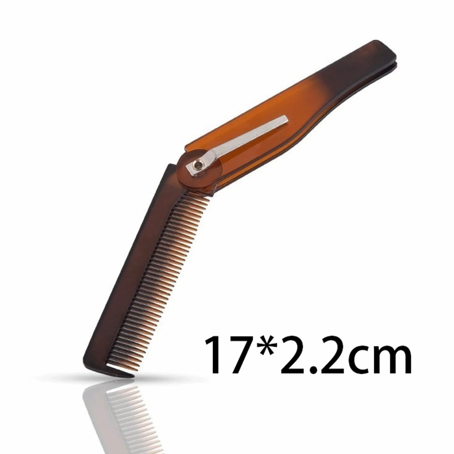 DieffematicSZ Grzebień Folding Comb Small And Portable Plastic Comb (Color : 1pce-black)