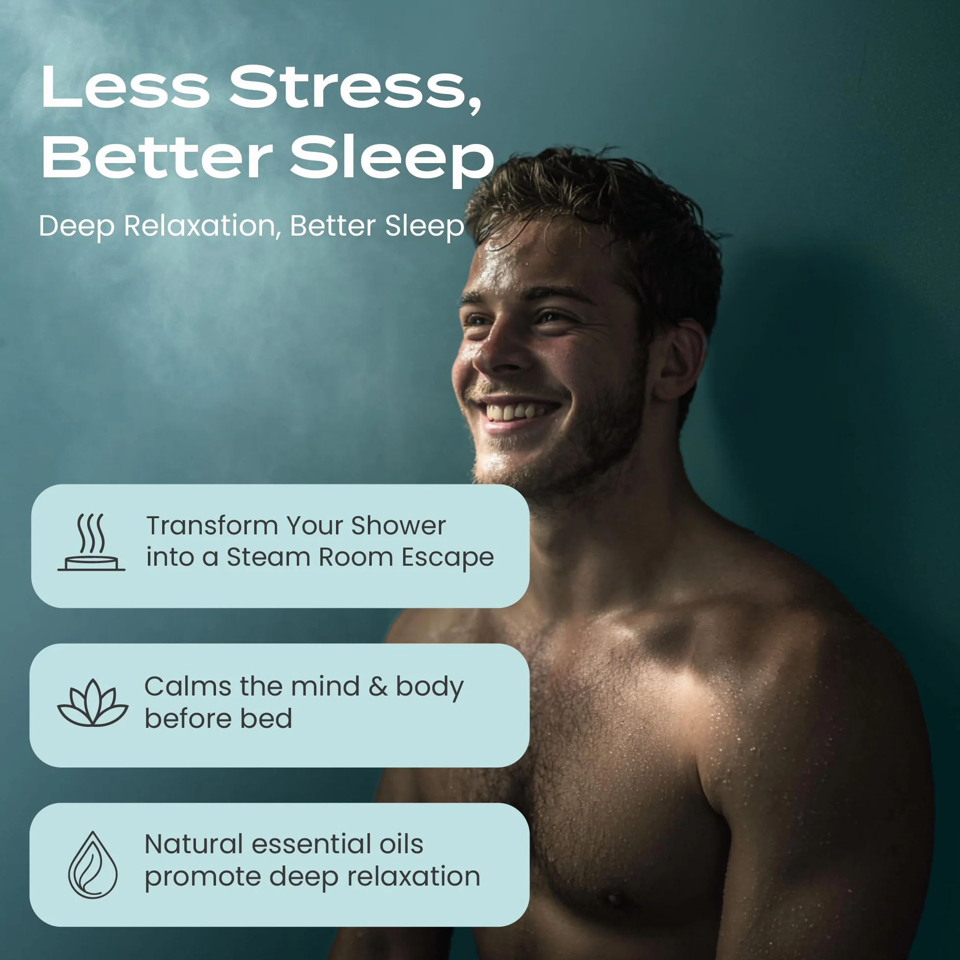 Body Restore Parowar pod prysznic, aromaterapia, 15 sztuk, relaksujące prezenty urodzinowe dla kobiet i mężczyzn, niezbędne akcesoria podróżne, odprężenie i samoopieka, eukaliptus