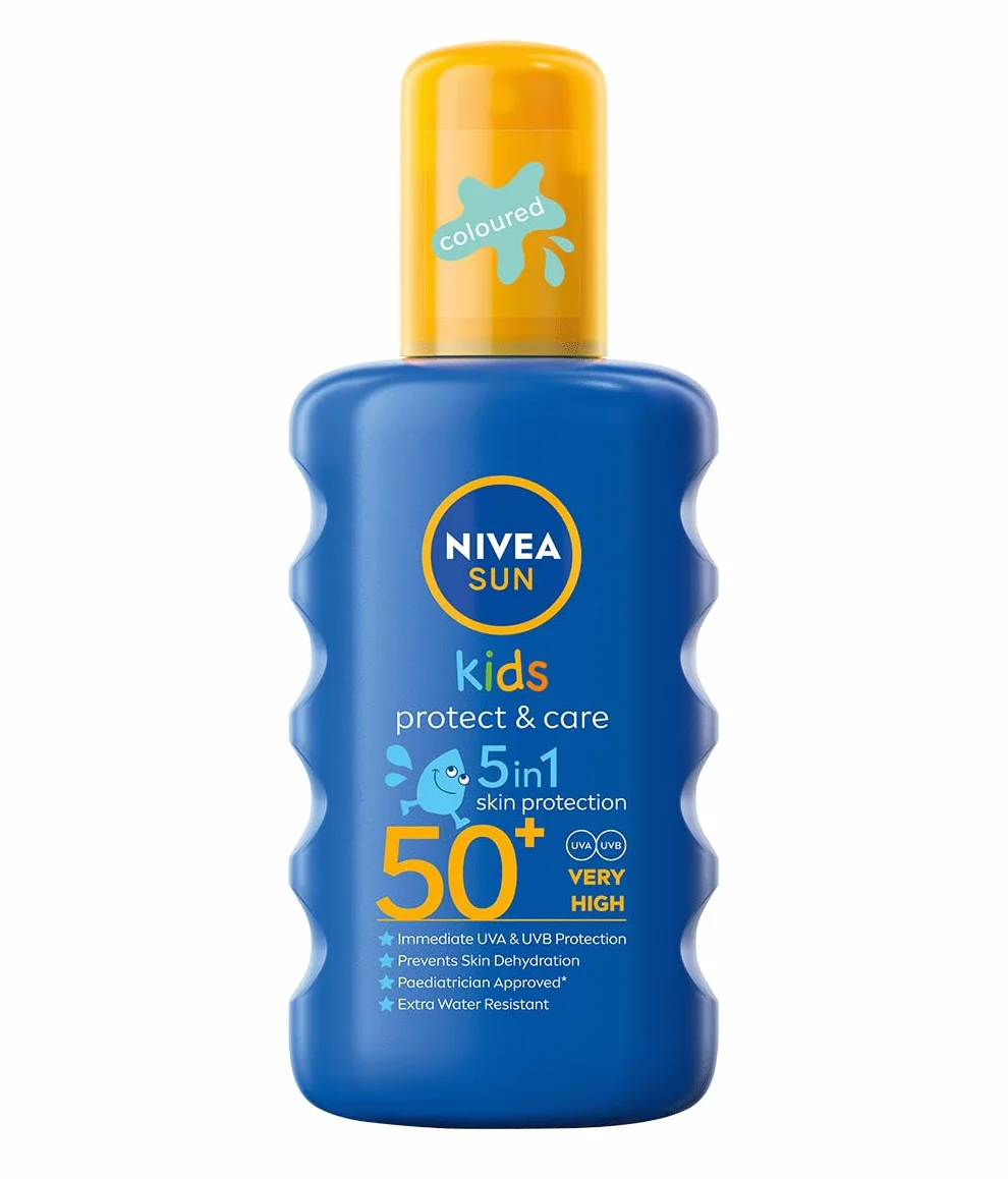 NIVEA SUN Protect & Care Spray ochronny na słońce dla dzieci Kids SPF50+ 200 ml