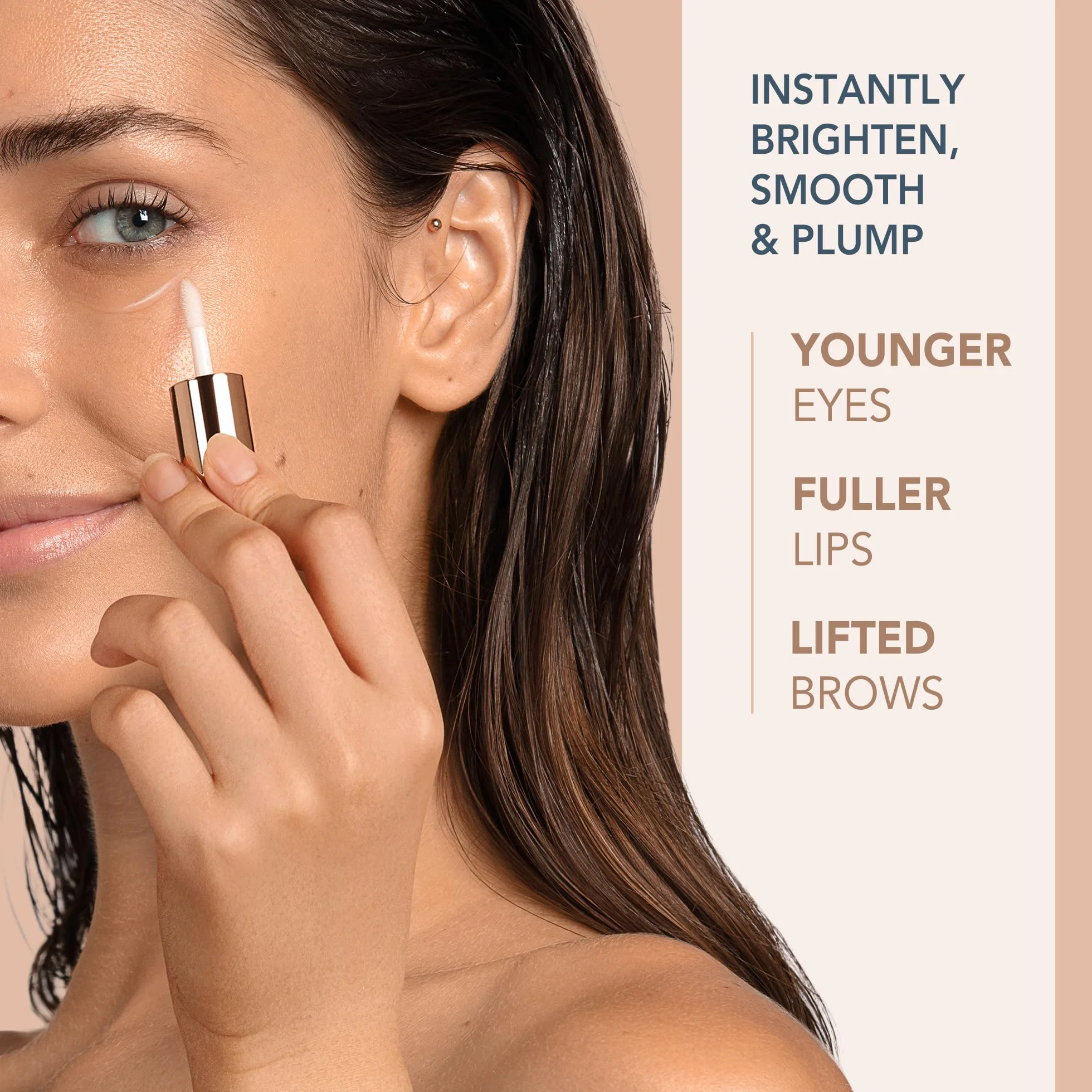 FOREO SUPERCHARGED serum wzmacniające kontur oczu i ust – przewodzący krem pod oczy – serum niacynamidowe – przeciw starzeniu – plumping ust i przeciw cienie pod oczami – praktyczny rozmiar – 3 x 3,5
