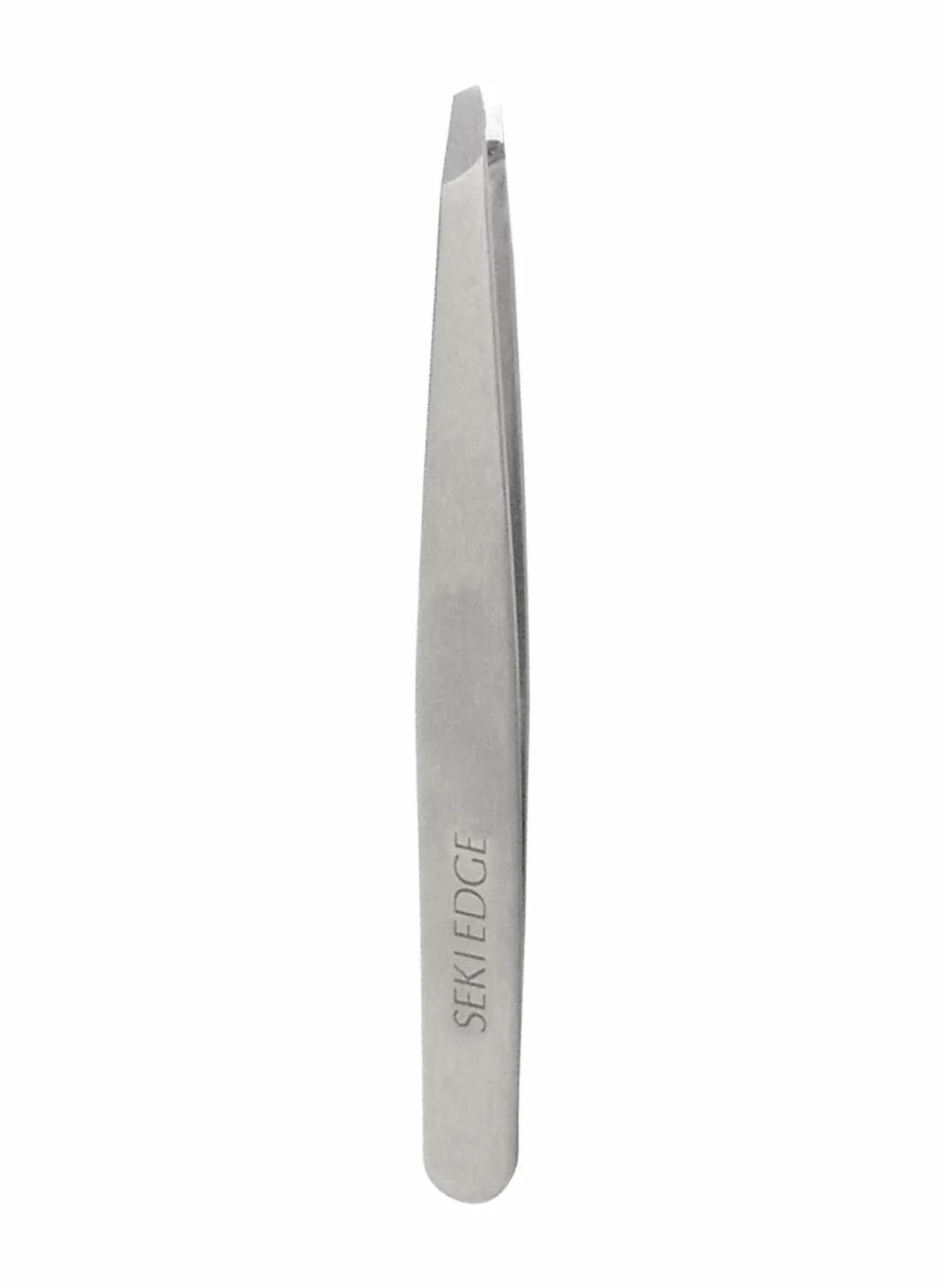 Seki EDGE SS-513 | Made in Japan | Pęseta ze stali nierdzewnej ze skośną końcówką | ręcznie ostrzona, ergonomiczny kształt | jakość studyjna do włosków, drzazg, pielęgnacji zwierząt i modelarstwa